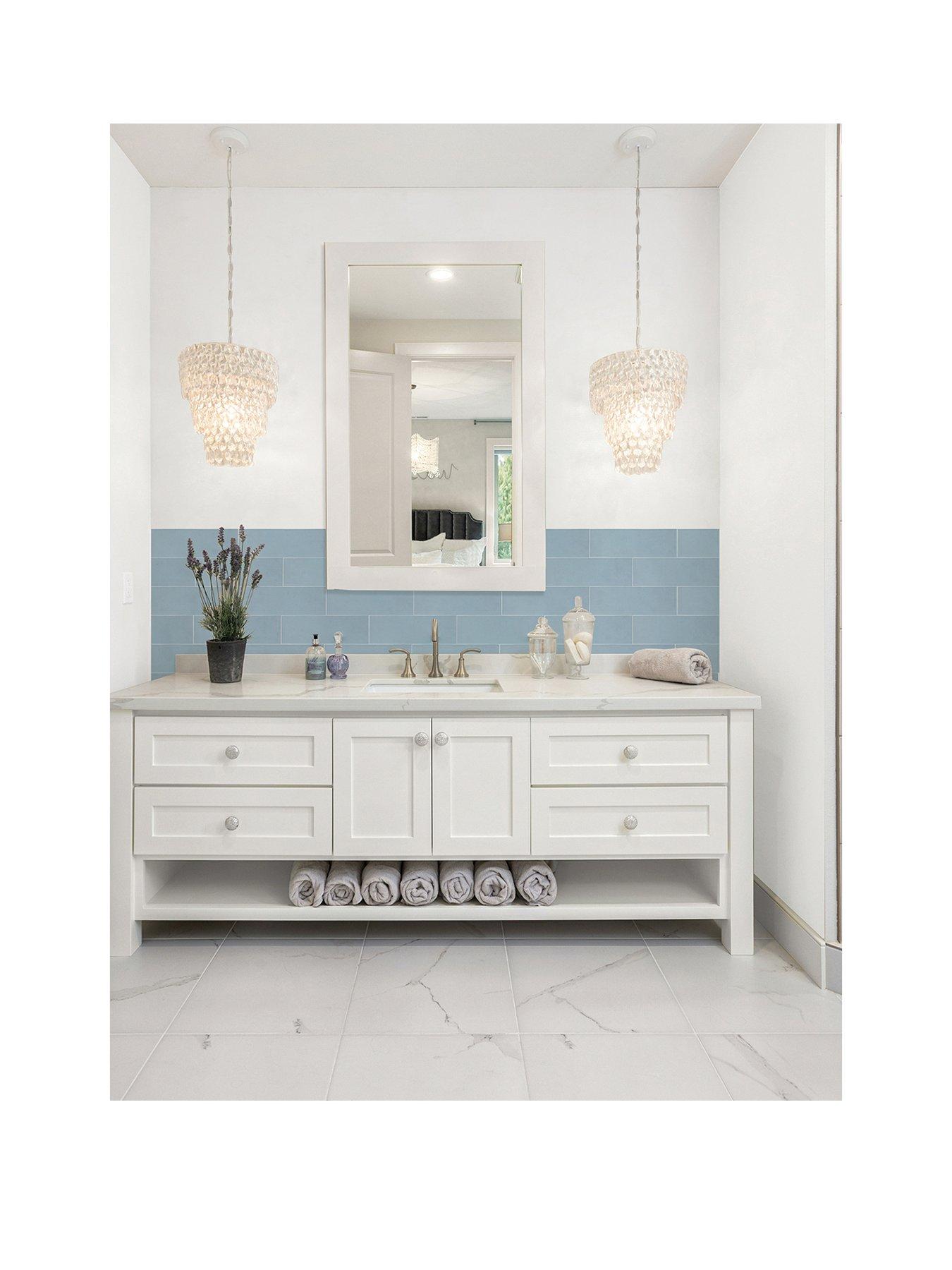 undefined Subway Blue Peel & Stick Luxury Wall Tiles