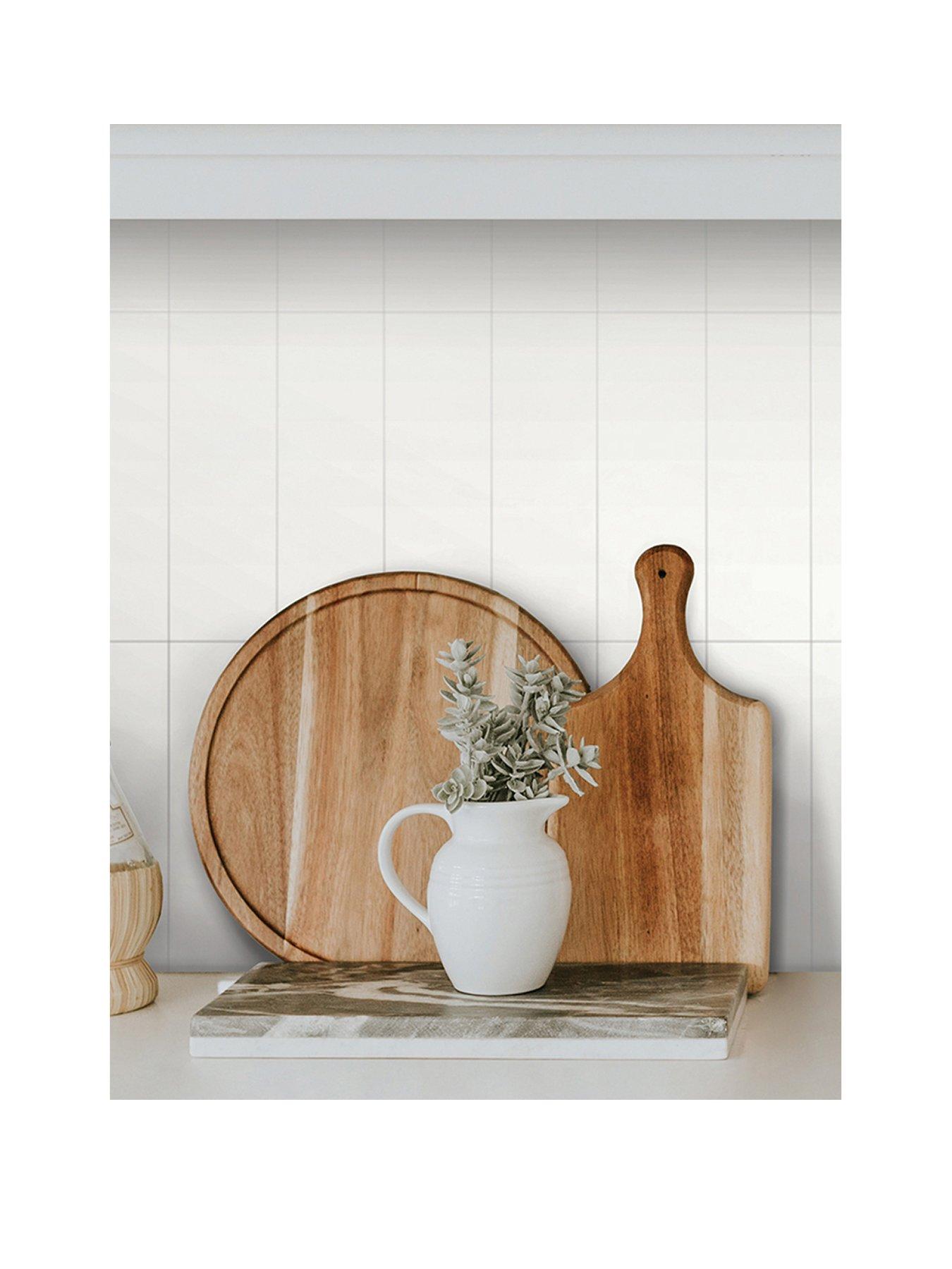 InHome Subway White Peel & Stick Luxury Wall Tiles