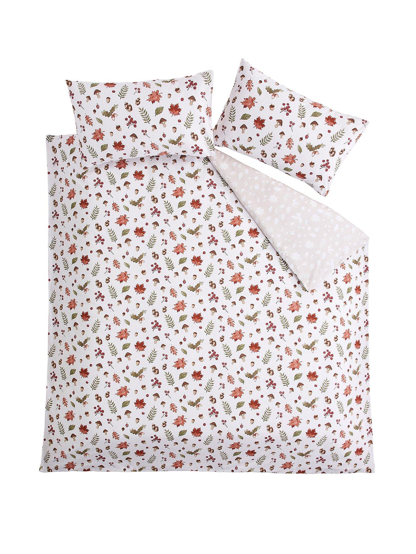 Image 2 of 5 of Very Home Autumn Foliage Print Duvet Cover&nbsp;Set