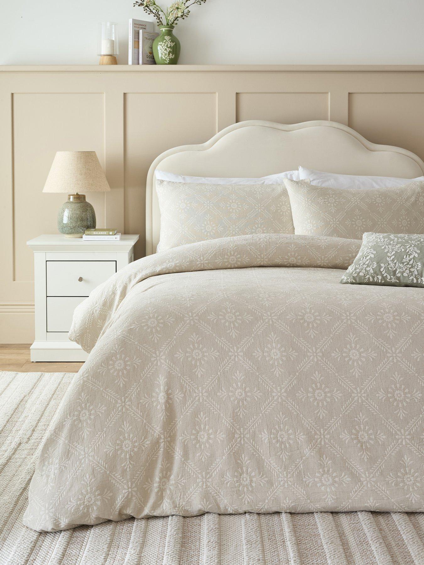undefined Country Floral Jacquard Duvet Set - Sk
