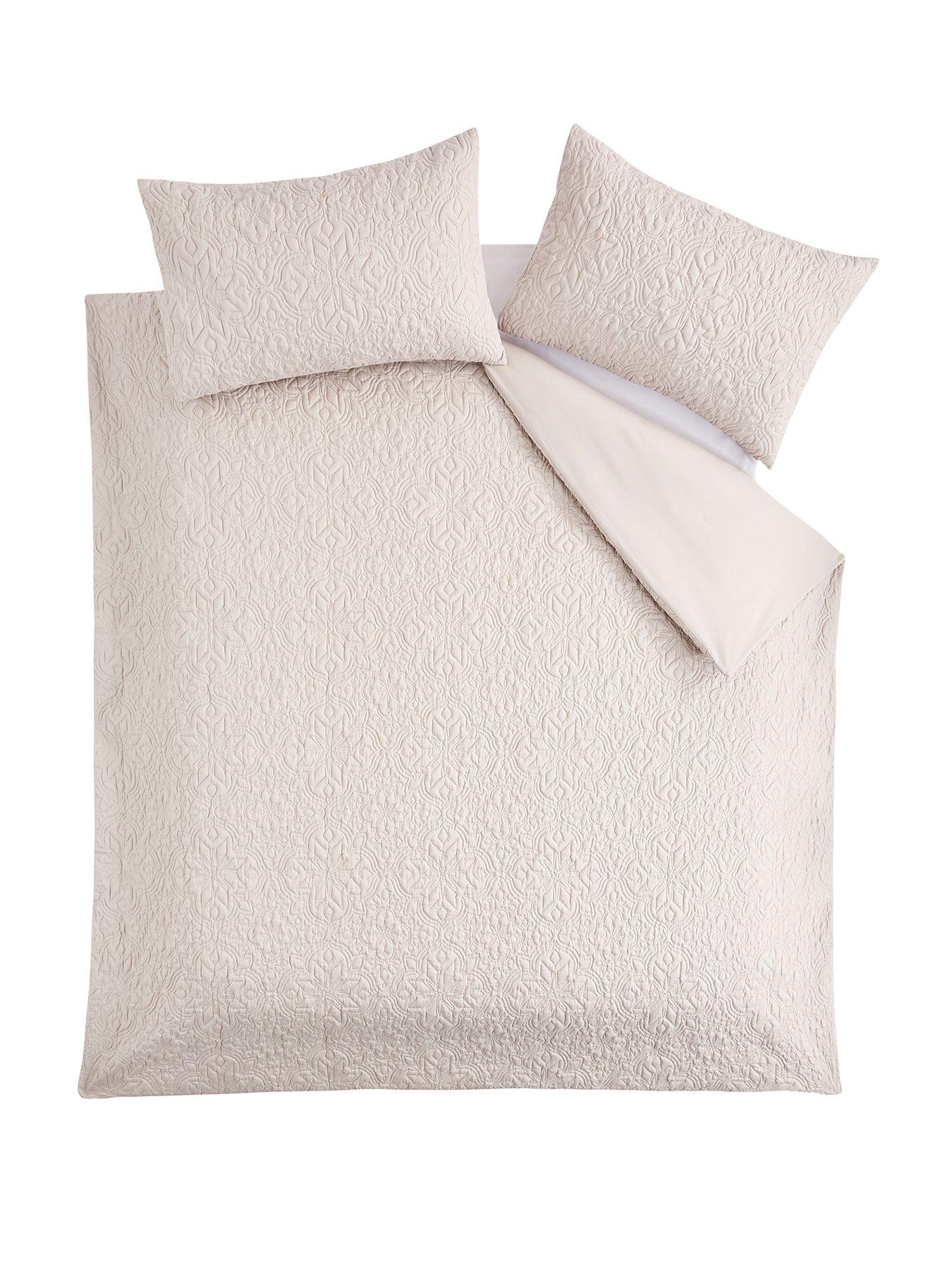 Image 2 of 5 of Very Home Retreat Pinsonic Duvet Cover Set - Natural