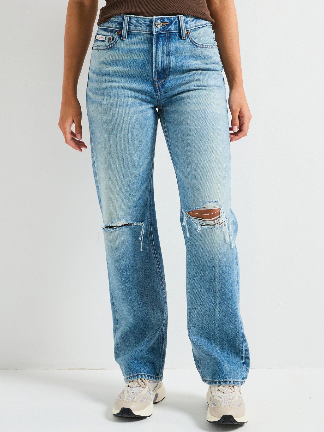 Calvin Klein Jeans Straight Leg Jeans - Light Denim