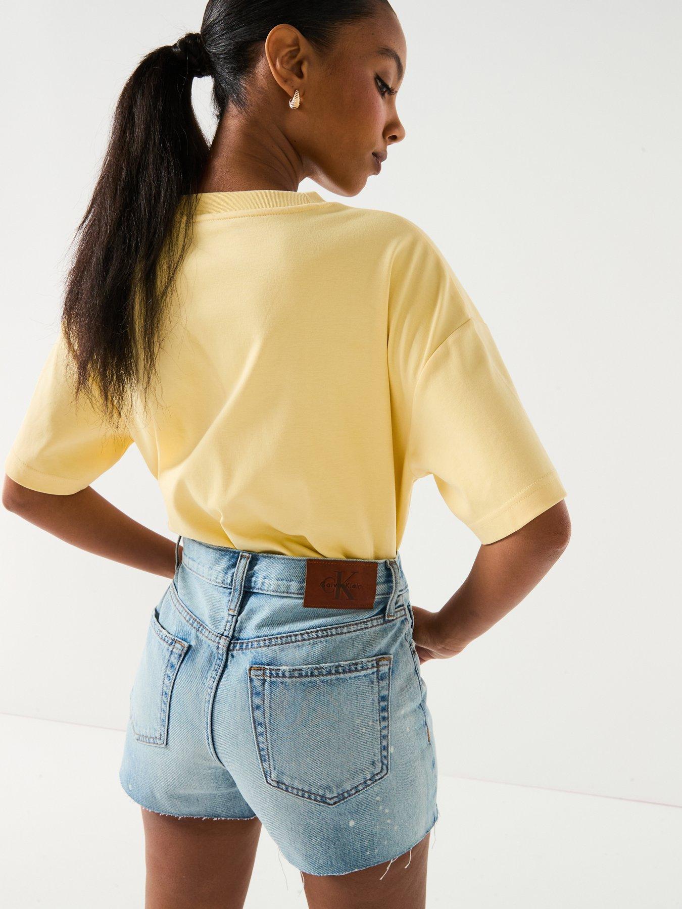 Image 2 of 5 of Calvin Klein Jeans Denim Shorts - Light Denim