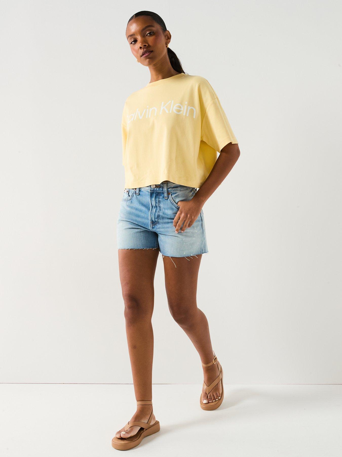 Image 3 of 5 of Calvin Klein Jeans Denim Shorts - Light Denim