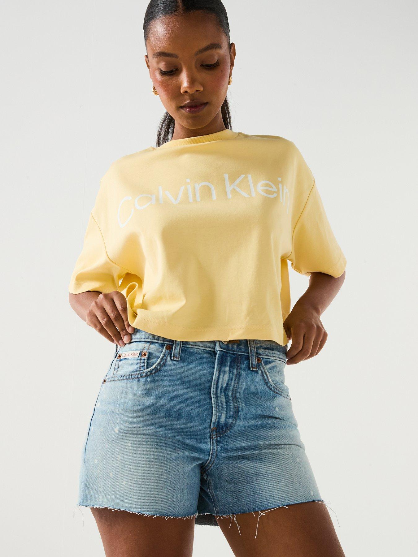 Image 4 of 5 of Calvin Klein Jeans Denim Shorts - Light Denim