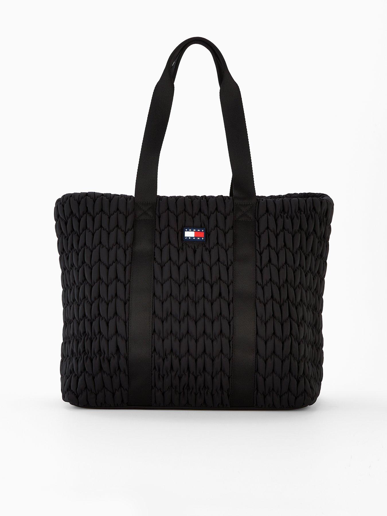 Tommy Jeans Tommy Jean Ubran Quilted Tote Bag - Black