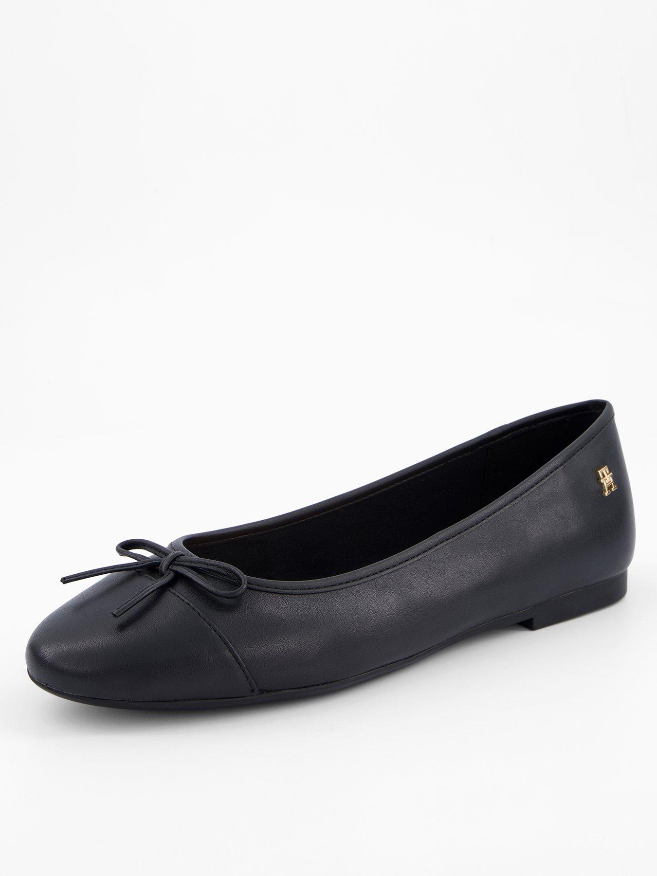 undefined Leather TH Monogram Ballerinas