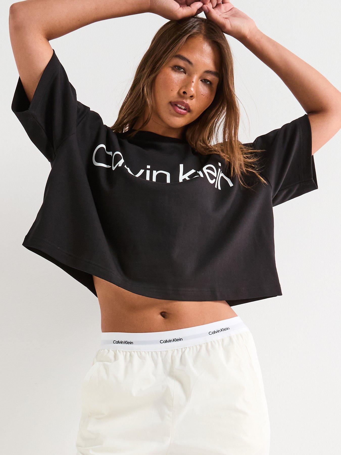 Calvin Klein Jeans White Recycled Cotton Sportswear