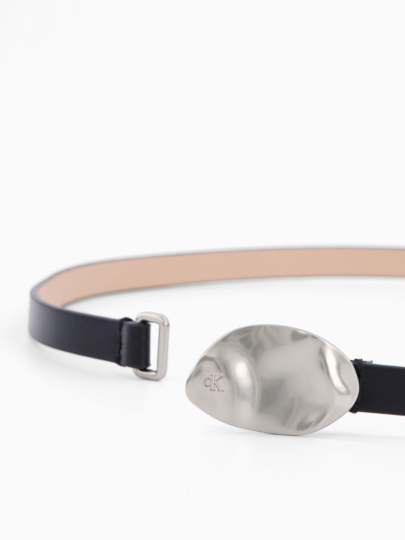 Image 2 of 4 of Calvin Klein Stone Lock Slouchly Belt 15mm