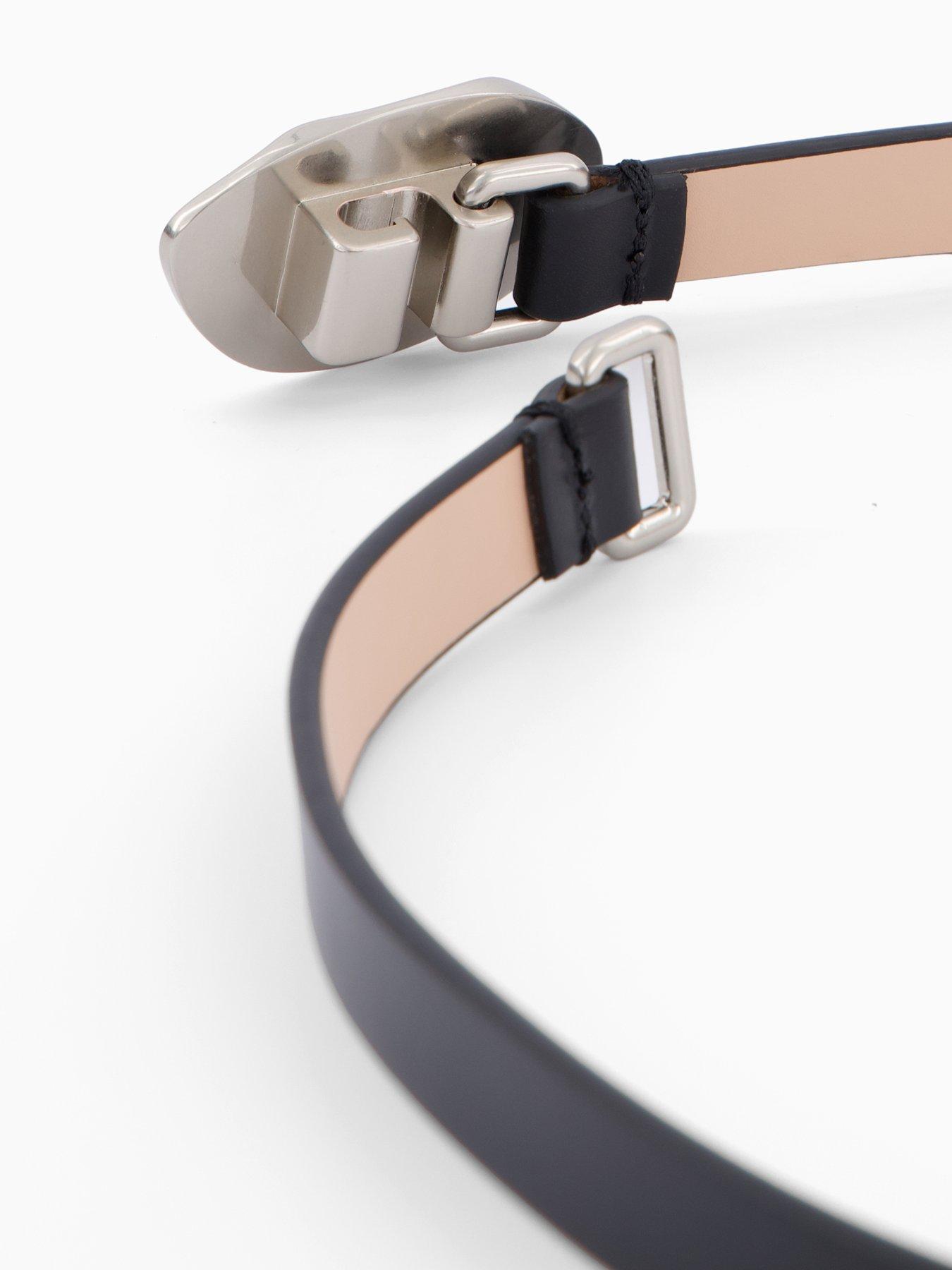 Image 3 of 4 of Calvin Klein Stone Lock Slouchly Belt 15mm
