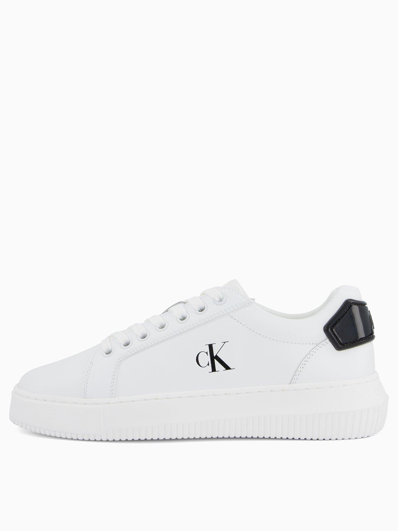 undefined Chunky Leather Ck Trainer & White/black