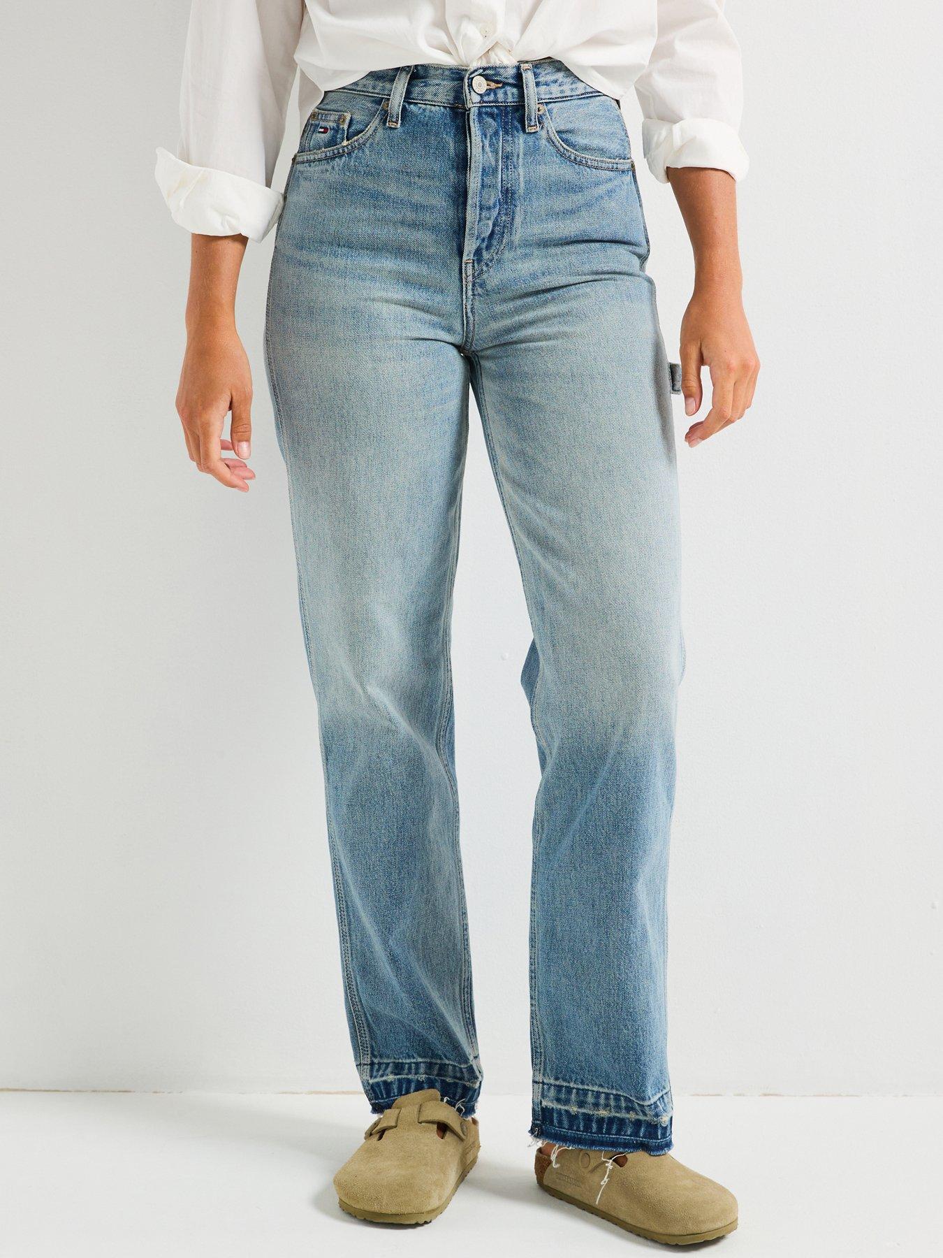 undefined Layla High Rise Slim Straight Jeans - Blue