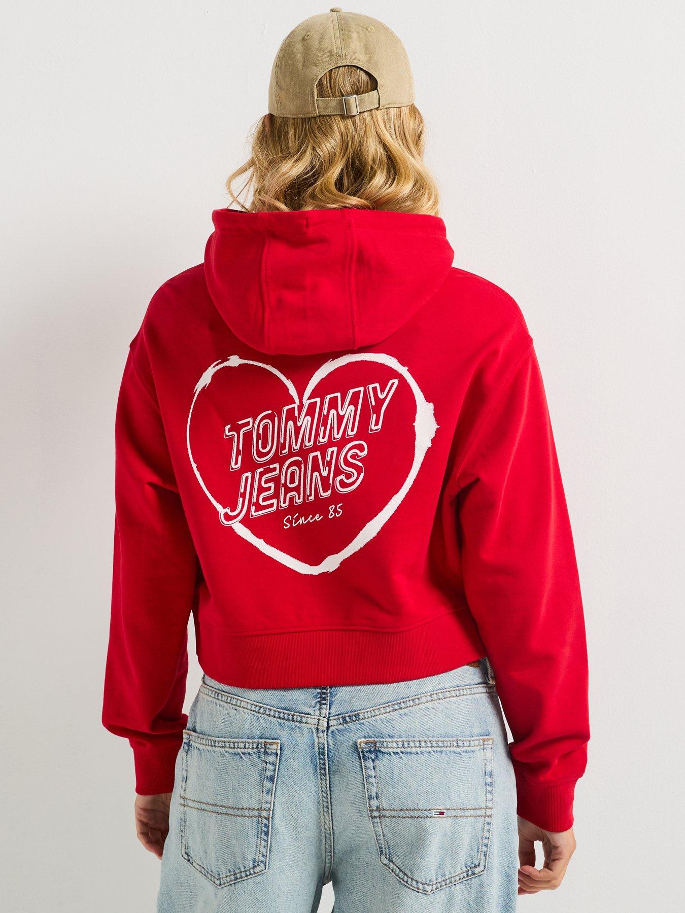 Image 2 of 6 of Tommy Jeans Tjw Rlx Crp Heart Hoodie