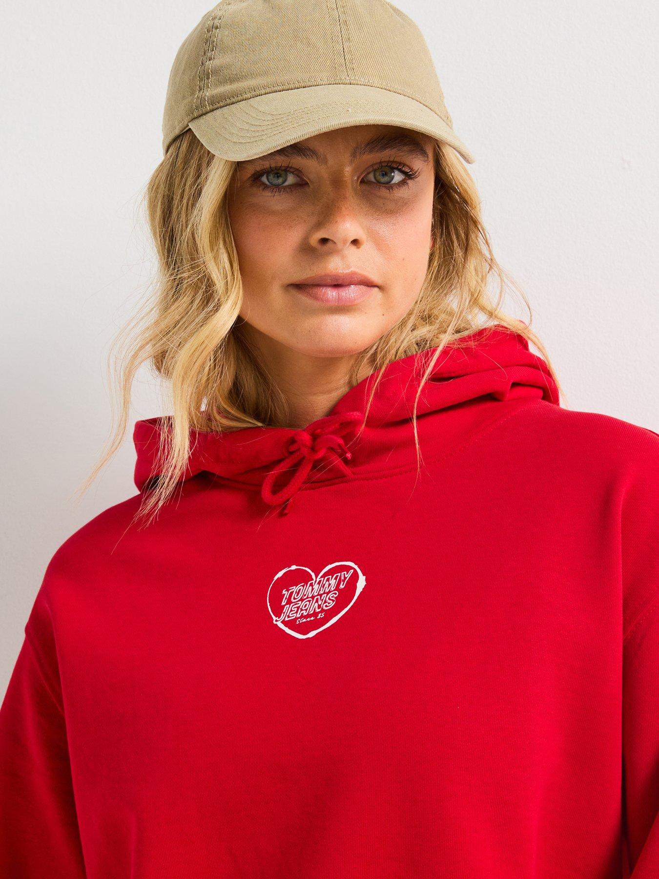 Image 4 of 6 of Tommy Jeans Tjw Rlx Crp Heart Hoodie