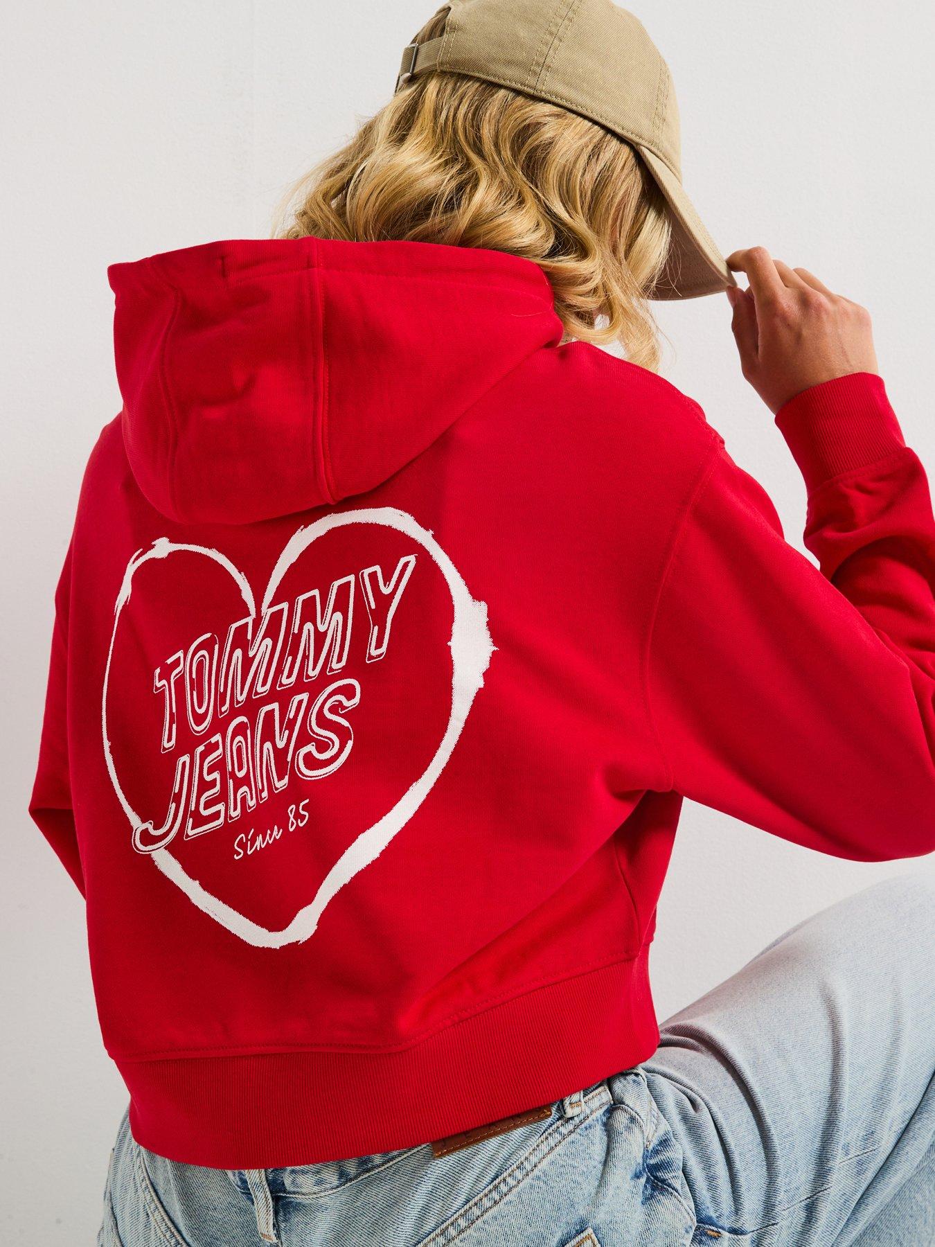 Image 5 of 6 of Tommy Jeans Tjw Rlx Crp Heart Hoodie