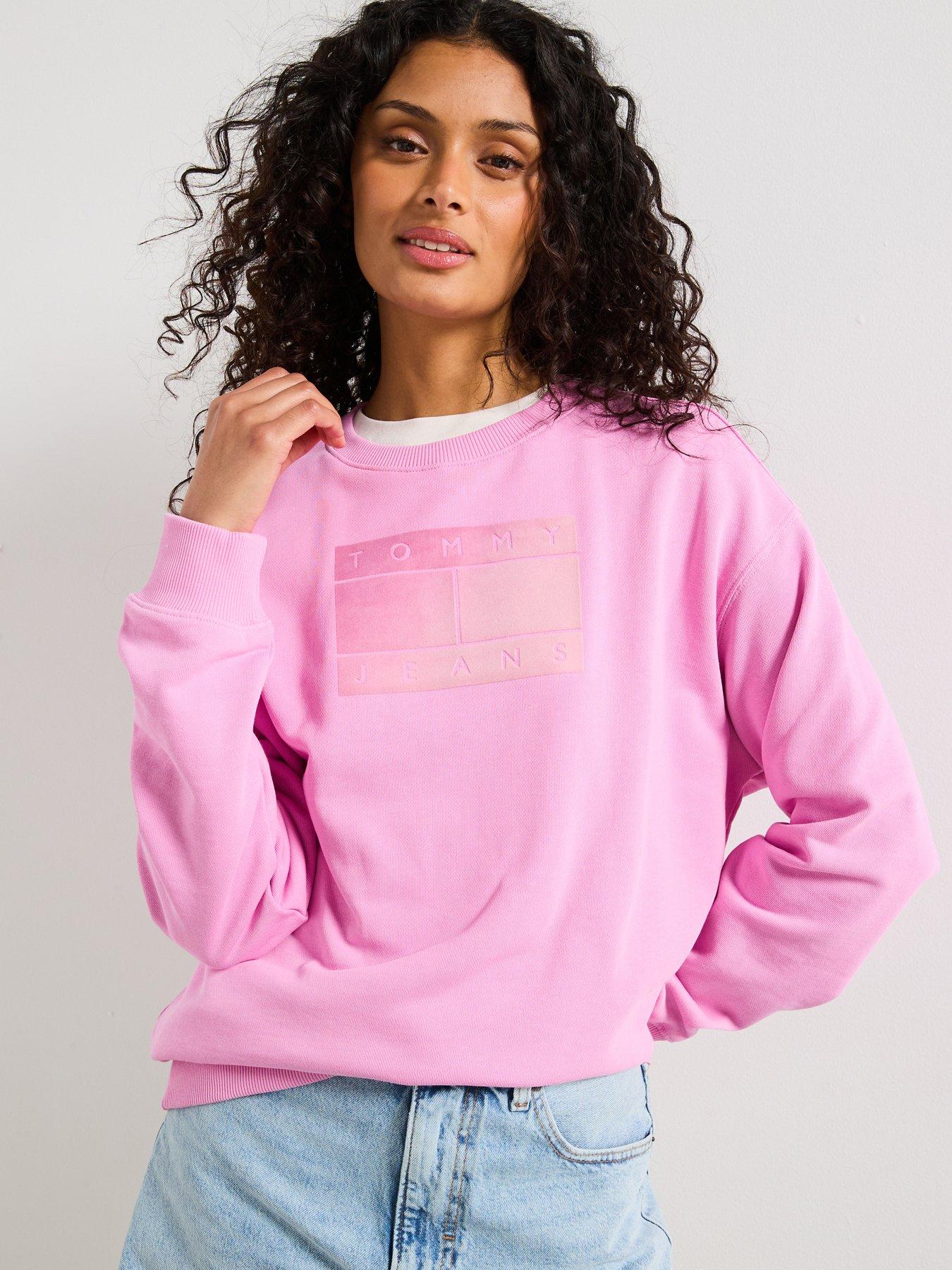 undefined Regular Logo Sweatshirt - Pink