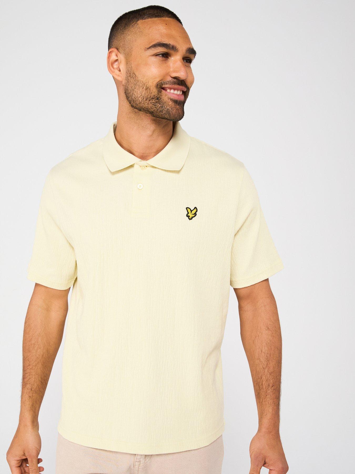undefined Crepe Polo Shirt - Beige