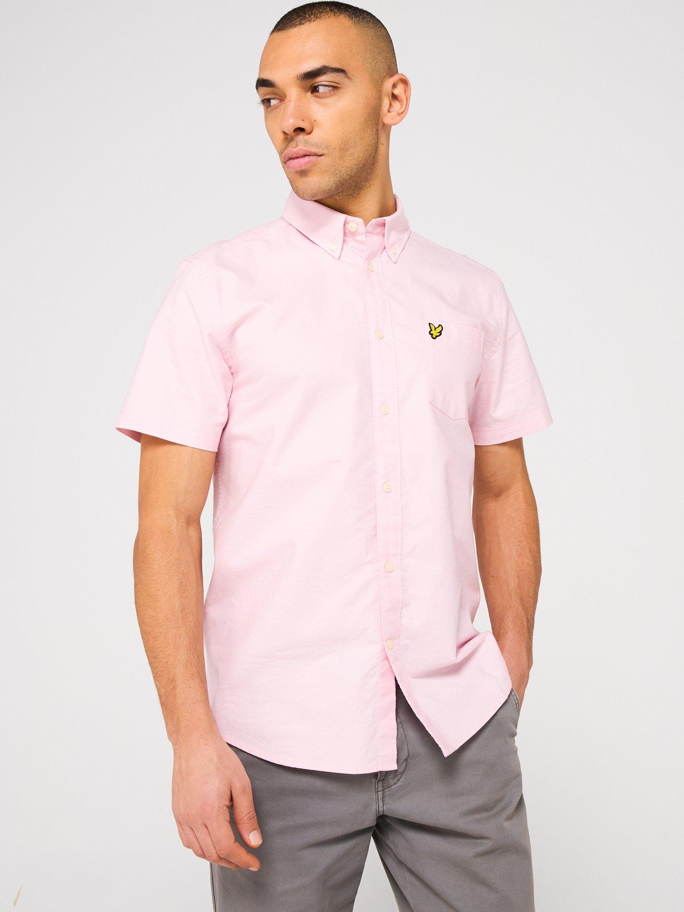 undefined Oxford Short Sleeve Shirt - Pink
