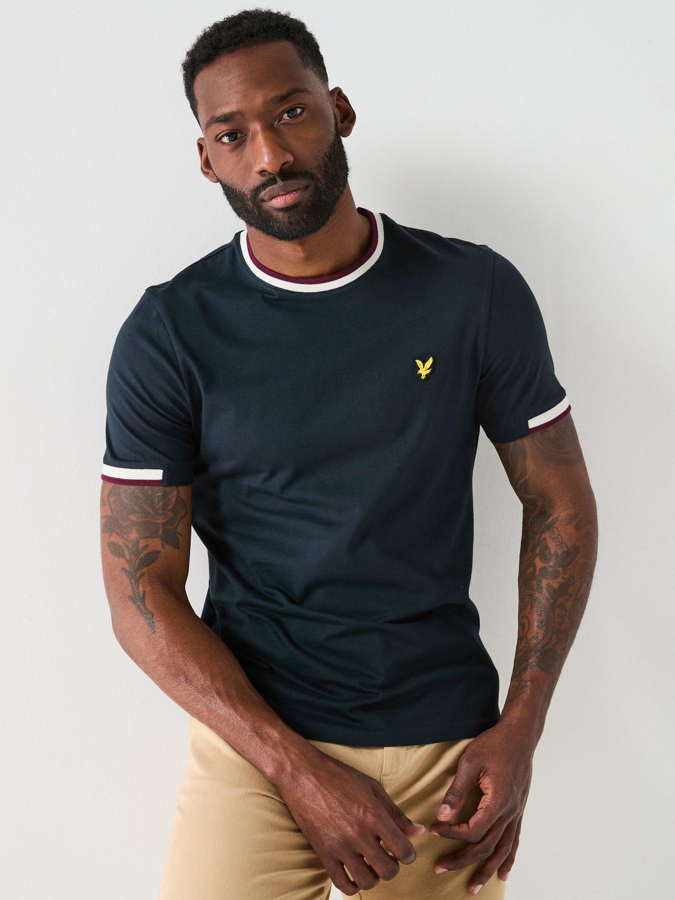 undefined Half Tipped T-Shirt - Navy