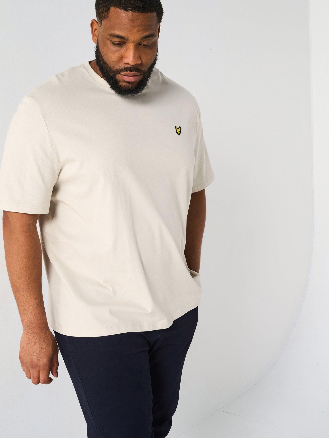 undefined Lyle  &  Scott Big  &  Tall Plain T-shirt -cream