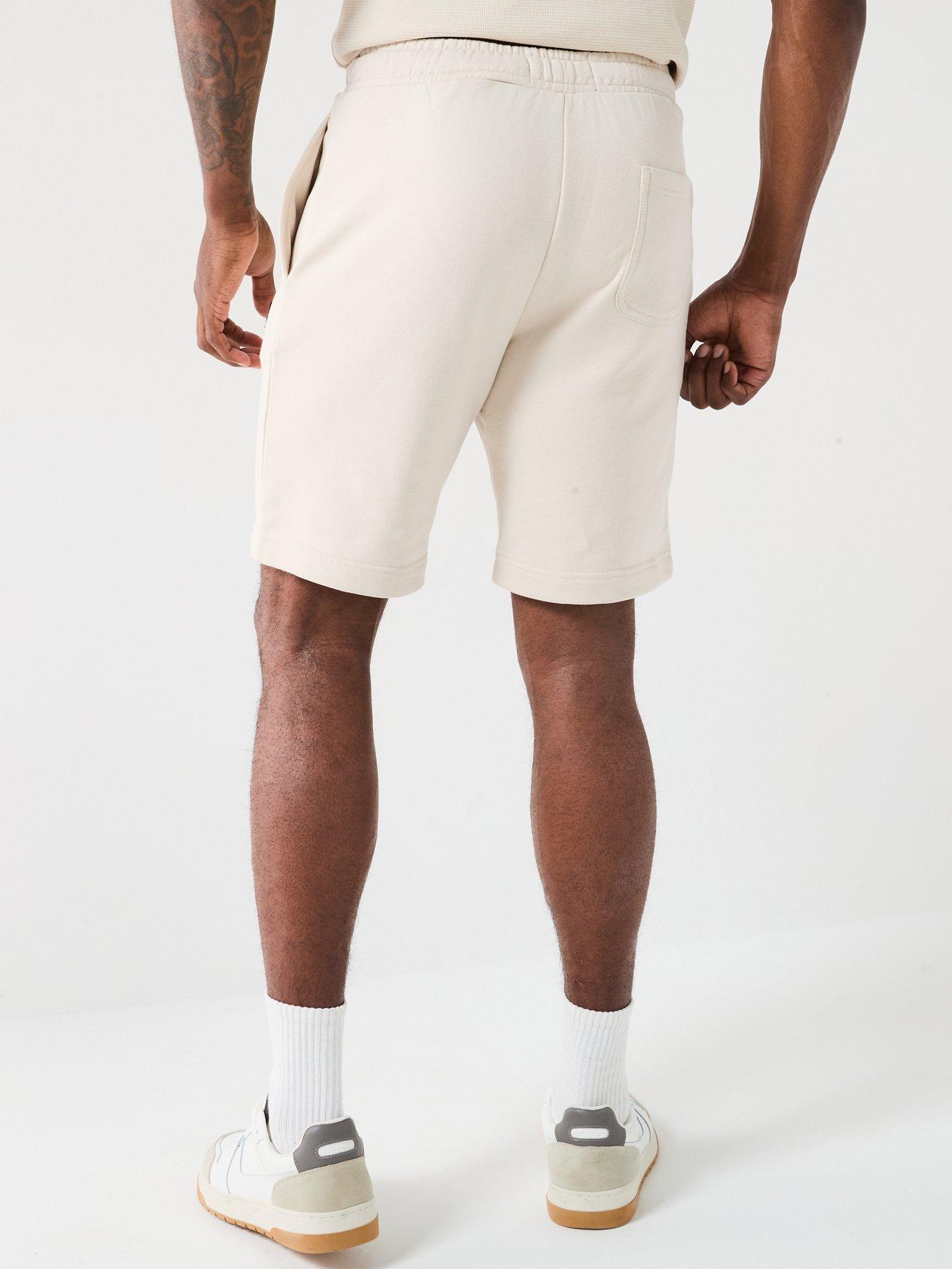 Image 2 of 5 of Lyle & Scott Sweat Shorts - Cream