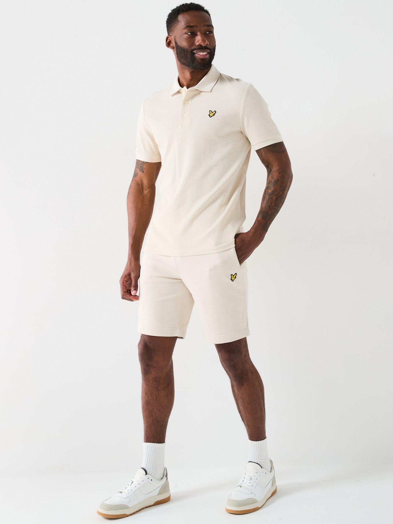 Image 3 of 5 of Lyle & Scott Sweat Shorts - Cream