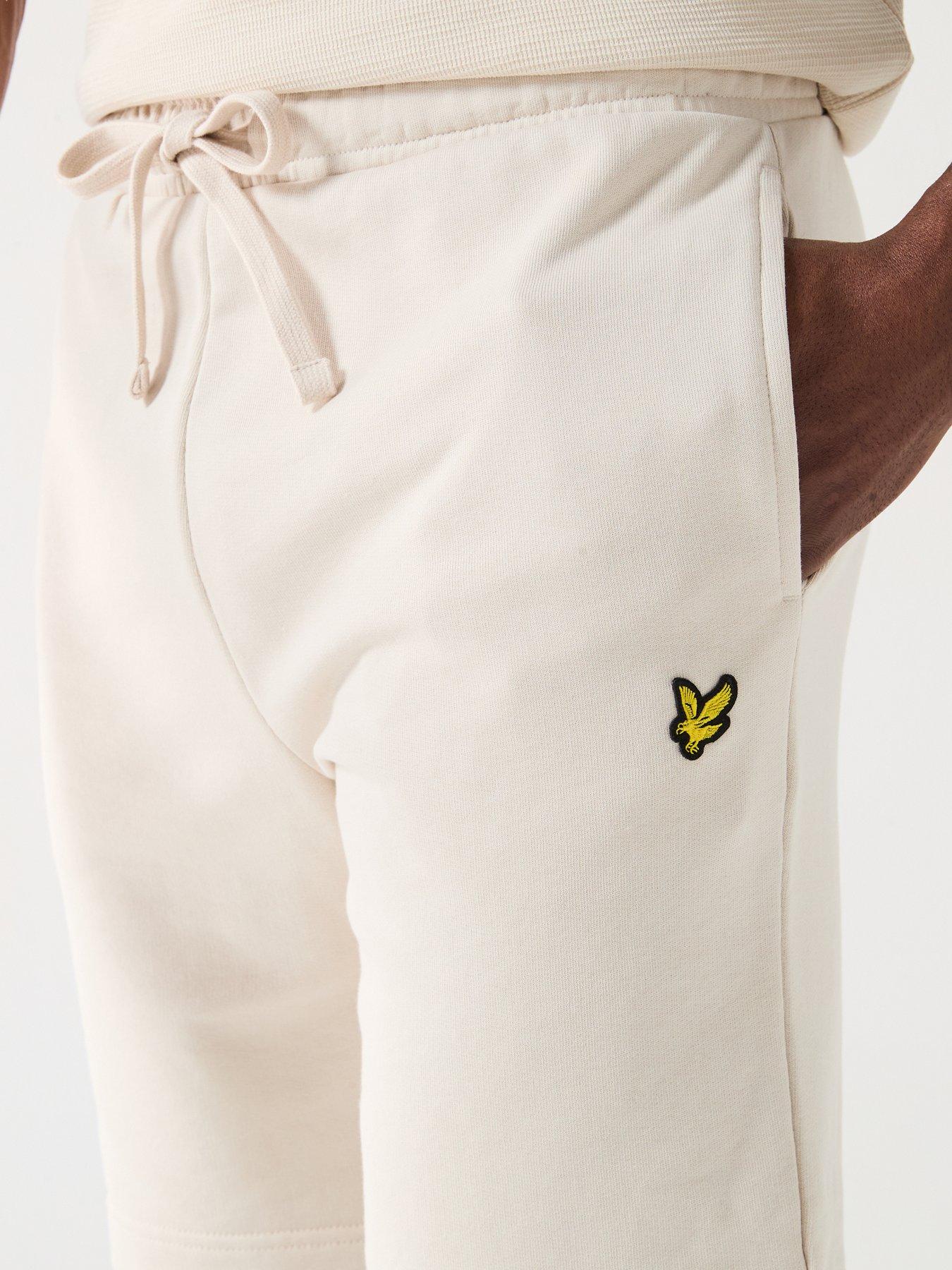 Image 4 of 5 of Lyle & Scott Sweat Shorts - Cream