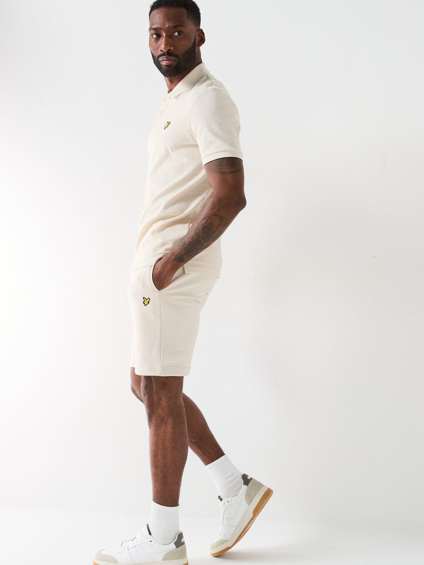 Image 5 of 5 of Lyle & Scott Sweat Shorts - Cream
