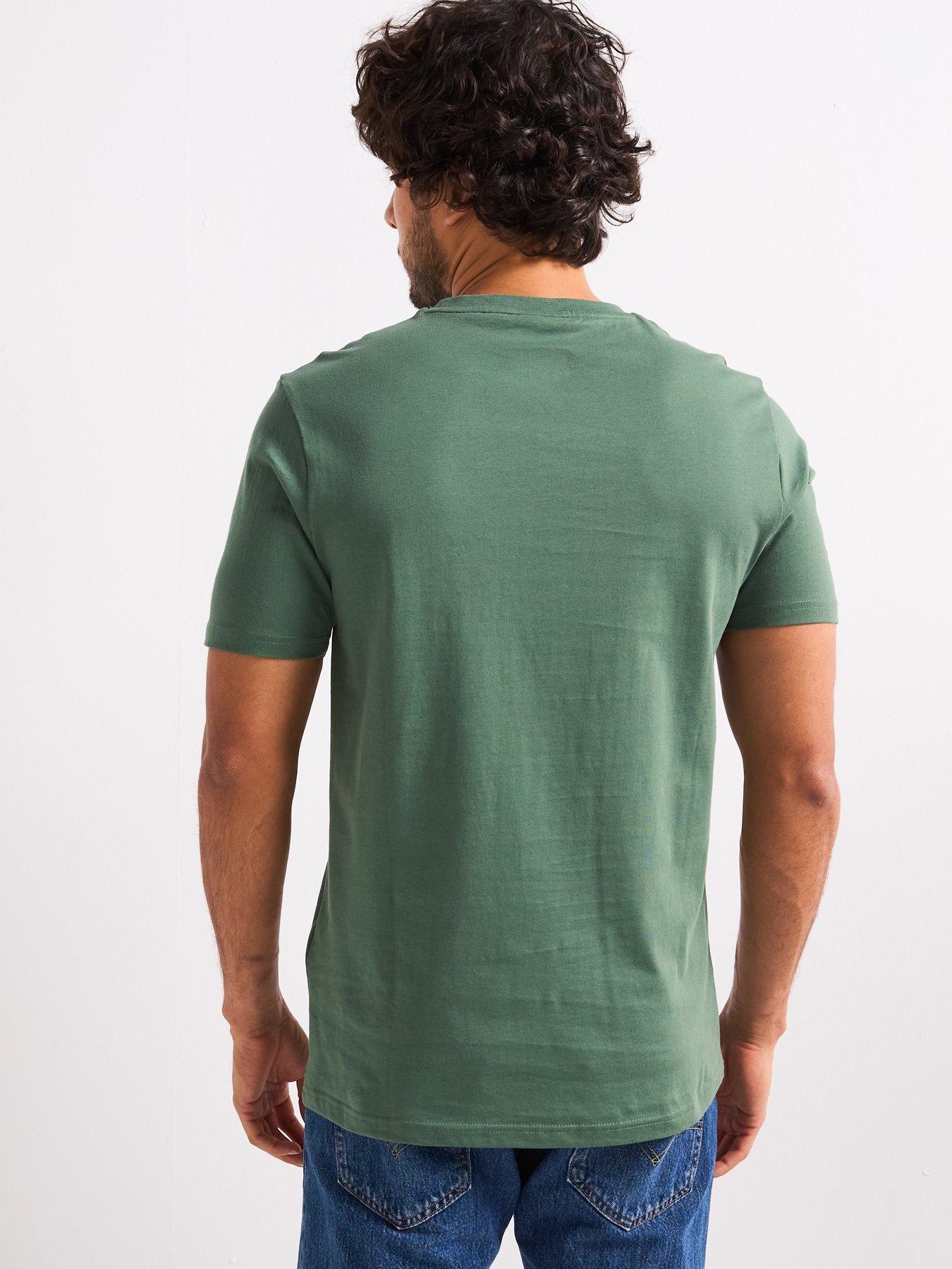 Image 2 of 4 of Lyle & Scott Embroidered T-Shirt - Green