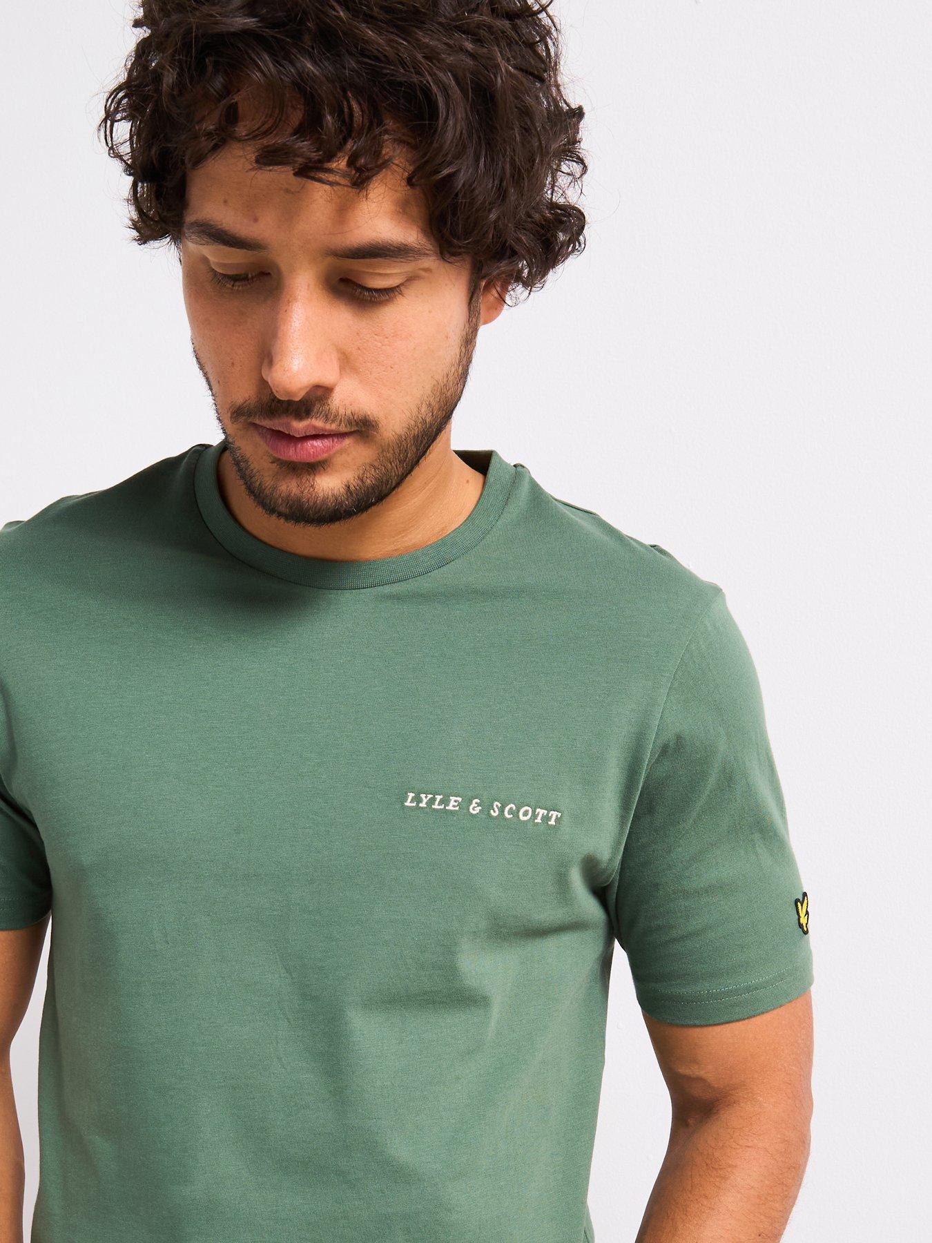 Image 4 of 4 of Lyle & Scott Embroidered T-Shirt - Green