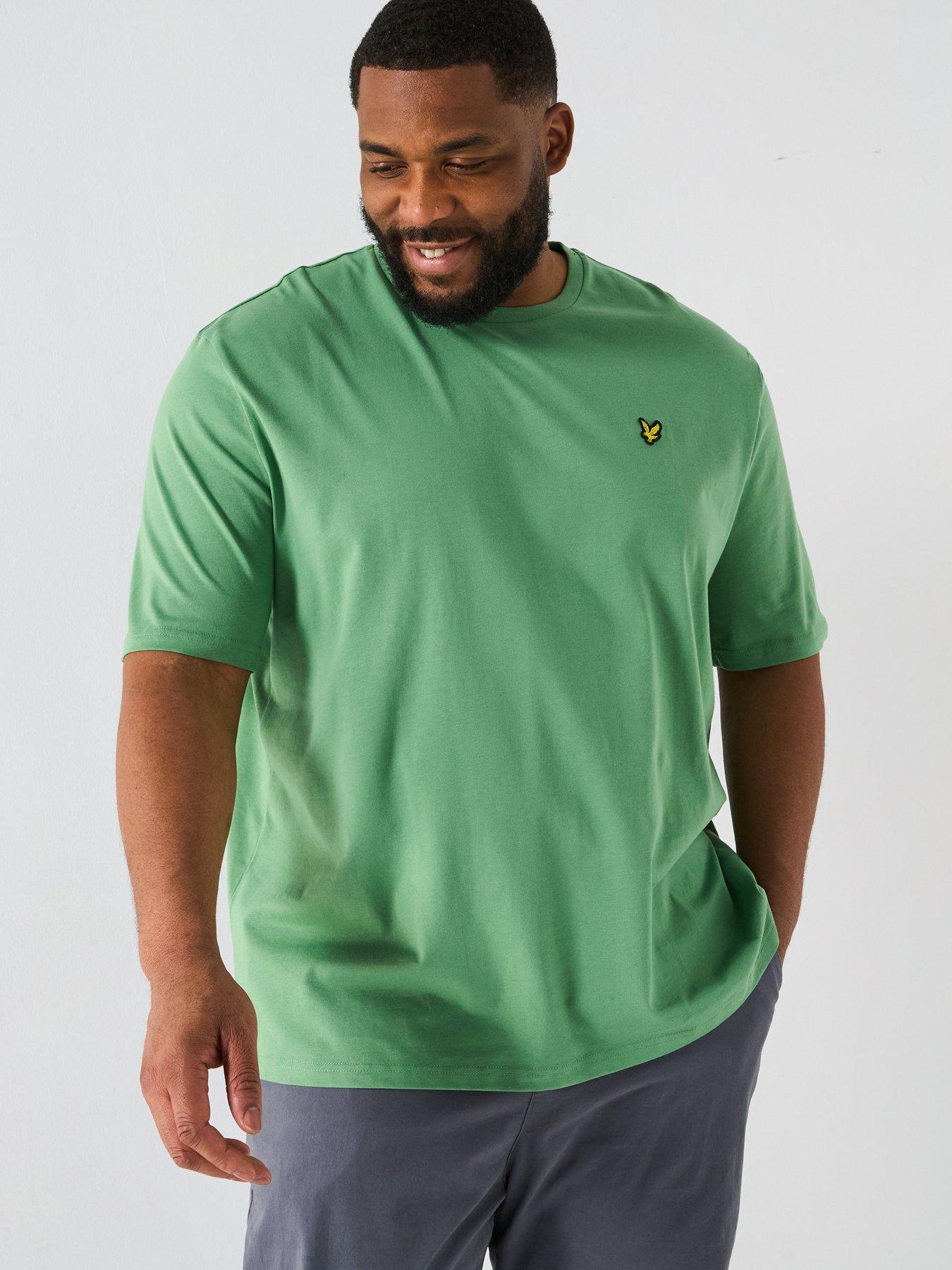 undefined Big Tall Plain T-Shirt - Green