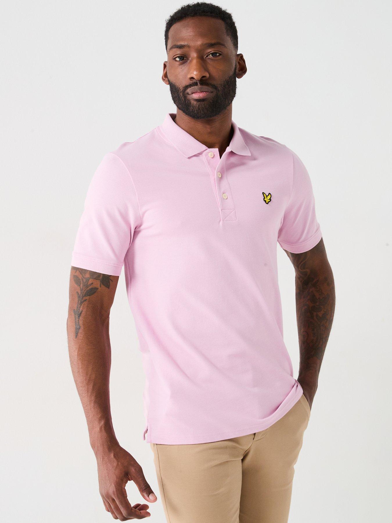 undefined Plain Polo Shirt - Pink