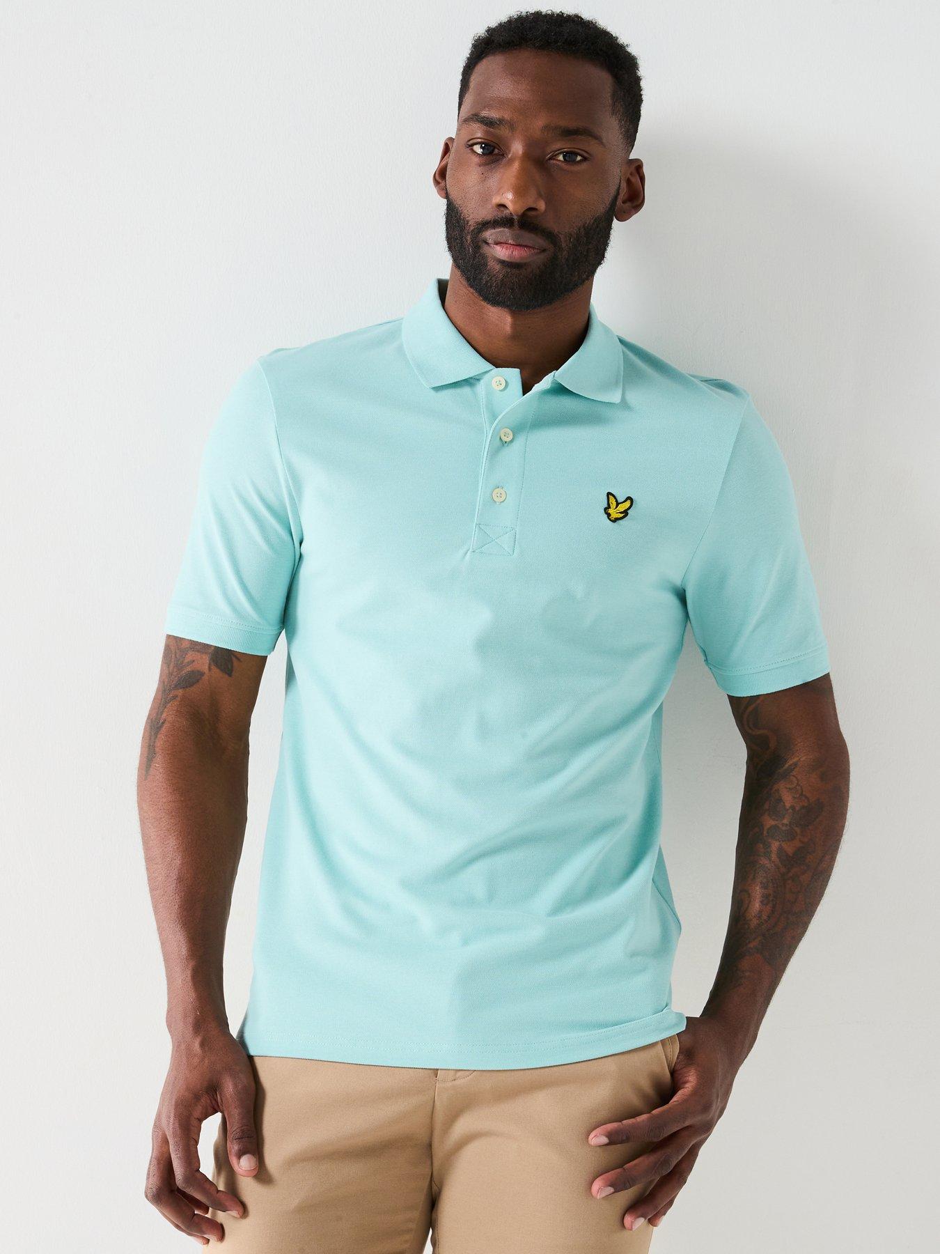 undefined Plain Polo Shirt - Blue