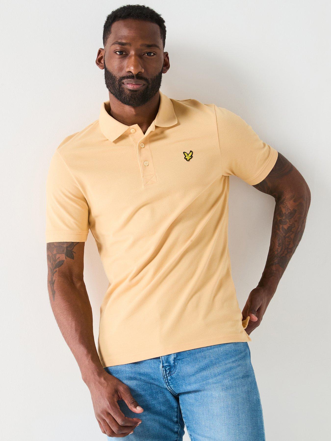 undefined Plain Polo Shirt - Orange