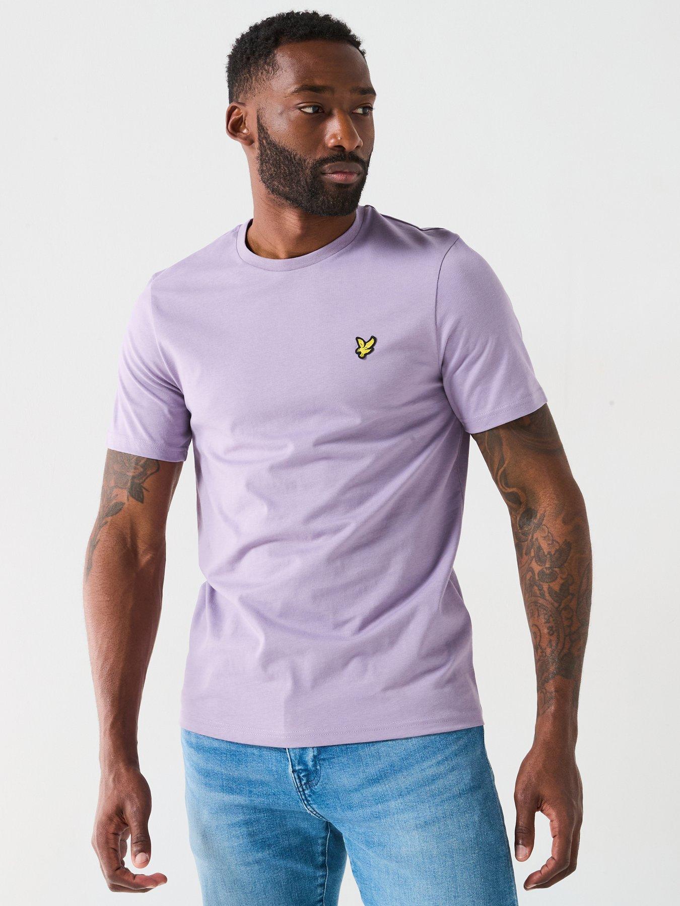 undefined Plain T-Shirt - Purple