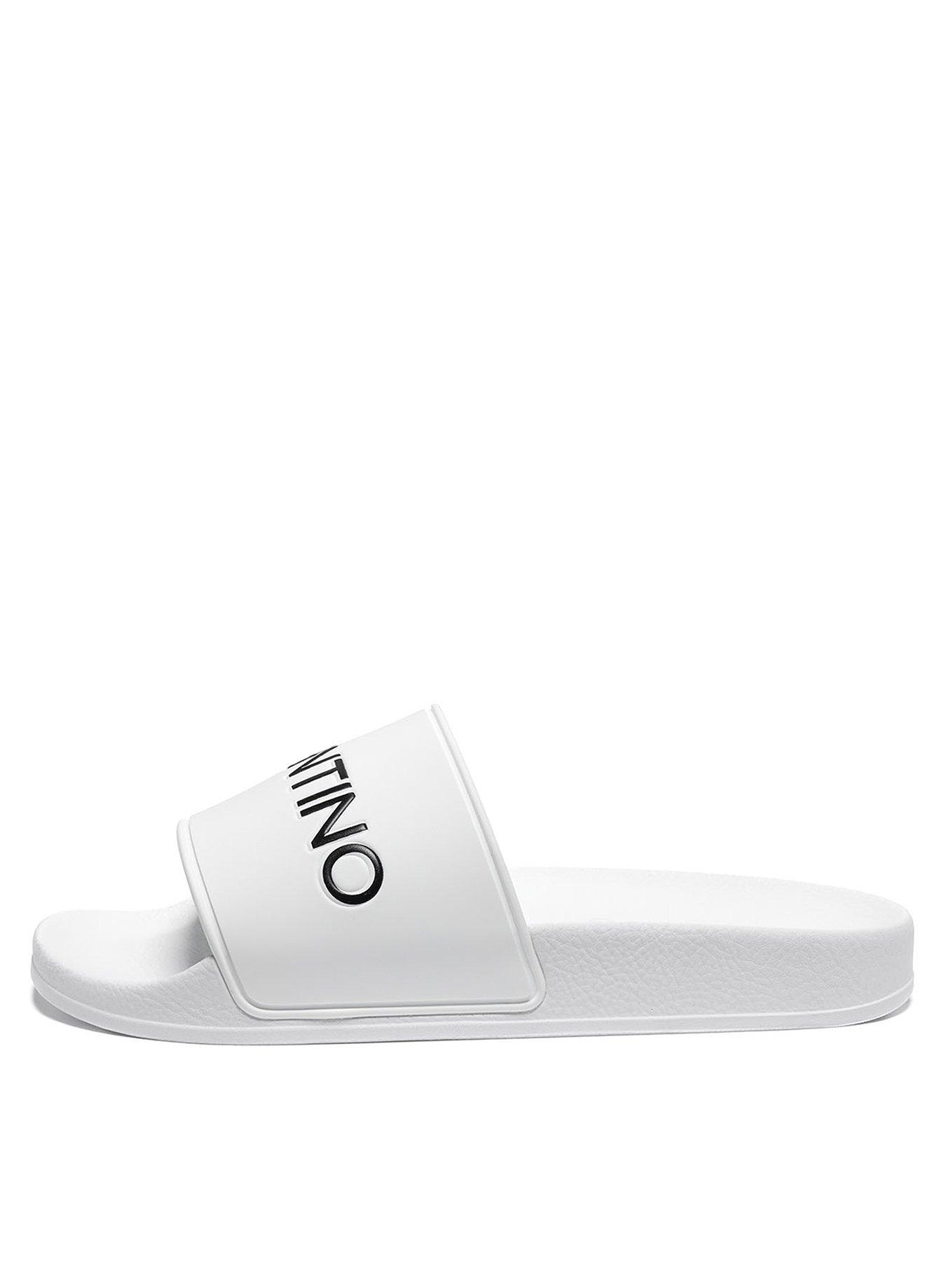 Valentino Giada Sliders - White/Black
