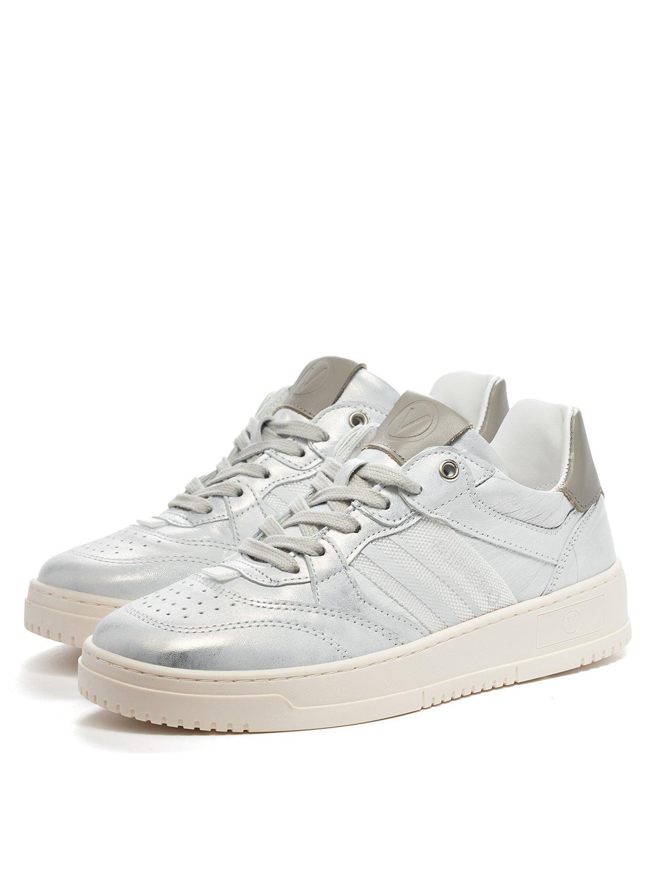 Image 2 of 7 of Valentino Saturno Sneaker Lace-Up - Silver