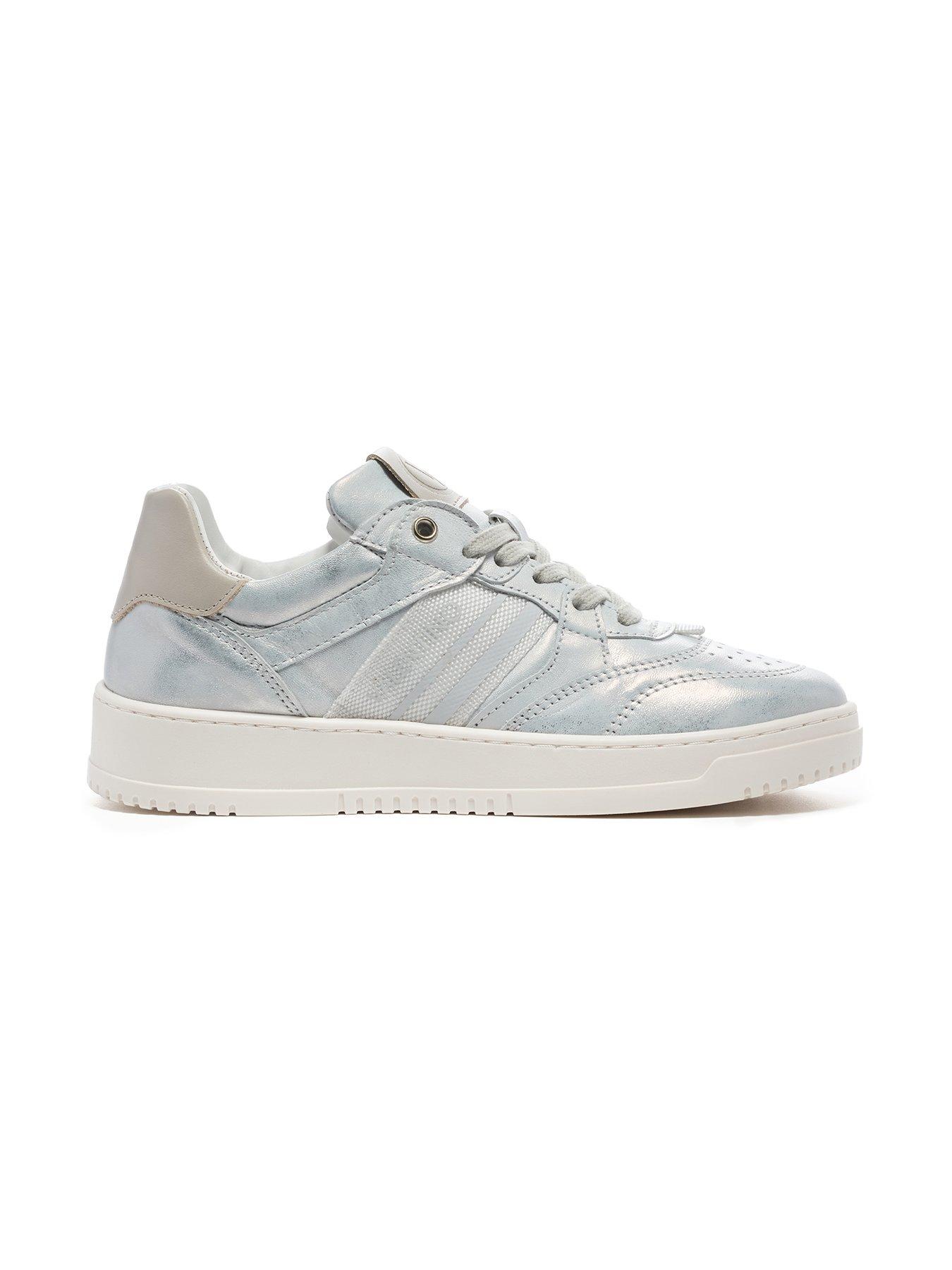 Image 7 of 7 of Valentino Saturno Sneaker Lace-Up - Silver