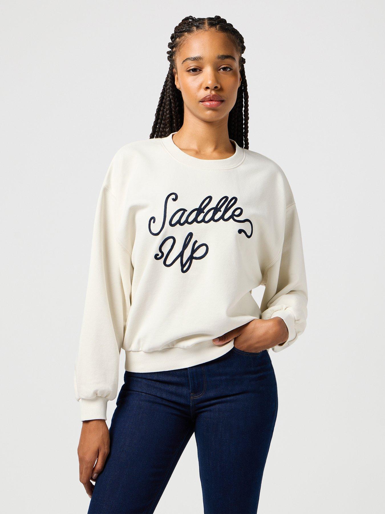 Wrangler Oversized Sweat- White