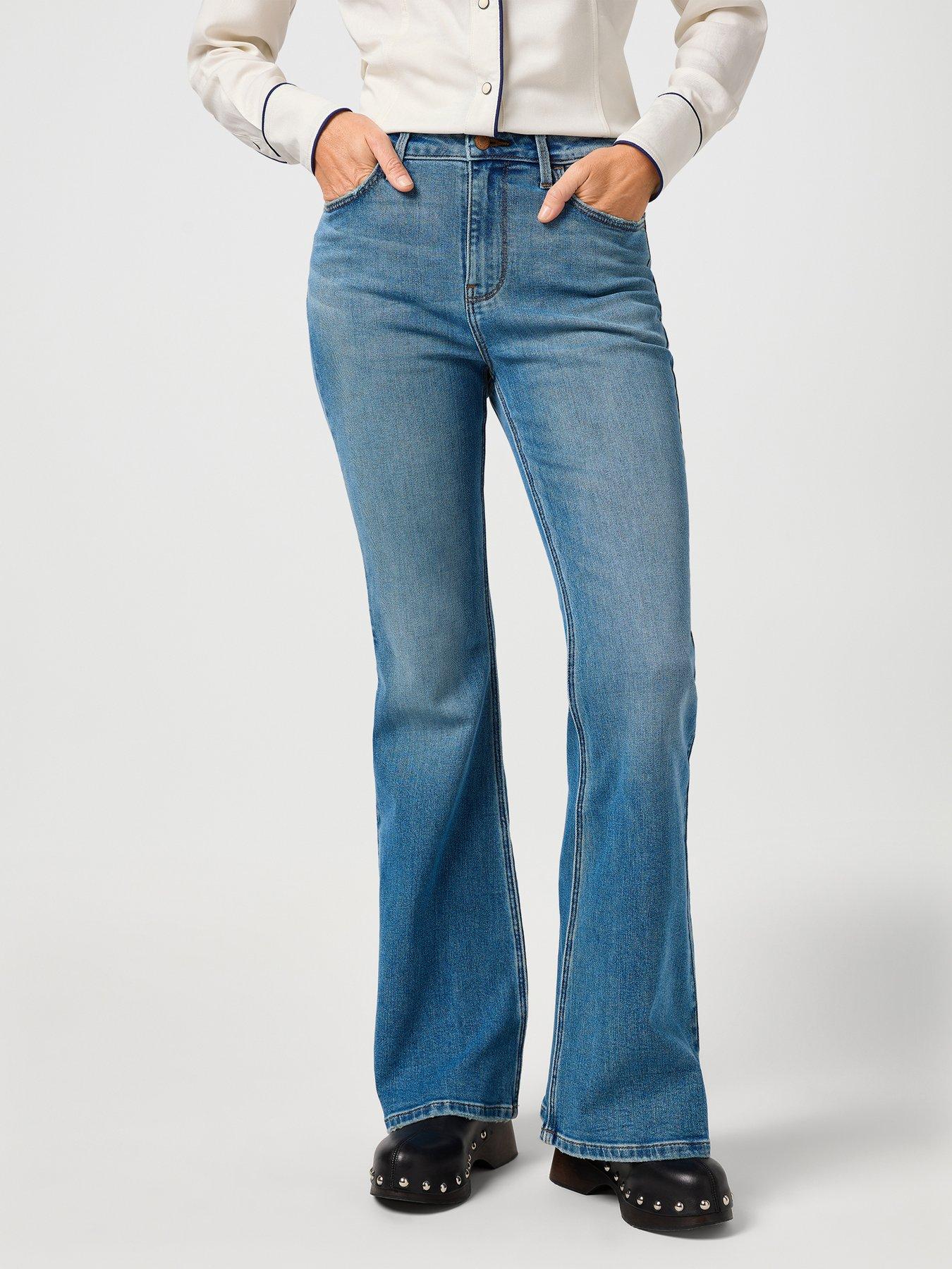 undefined Fierce Flare Jeans - Blue
