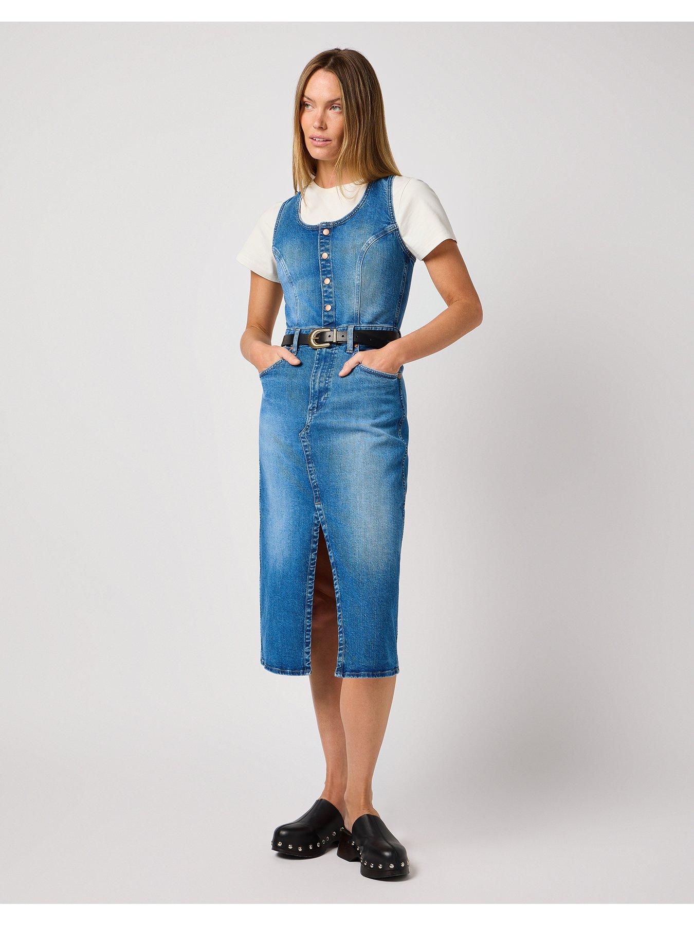 Wish Denim Dress 200398 Light Blue Sw main image 0