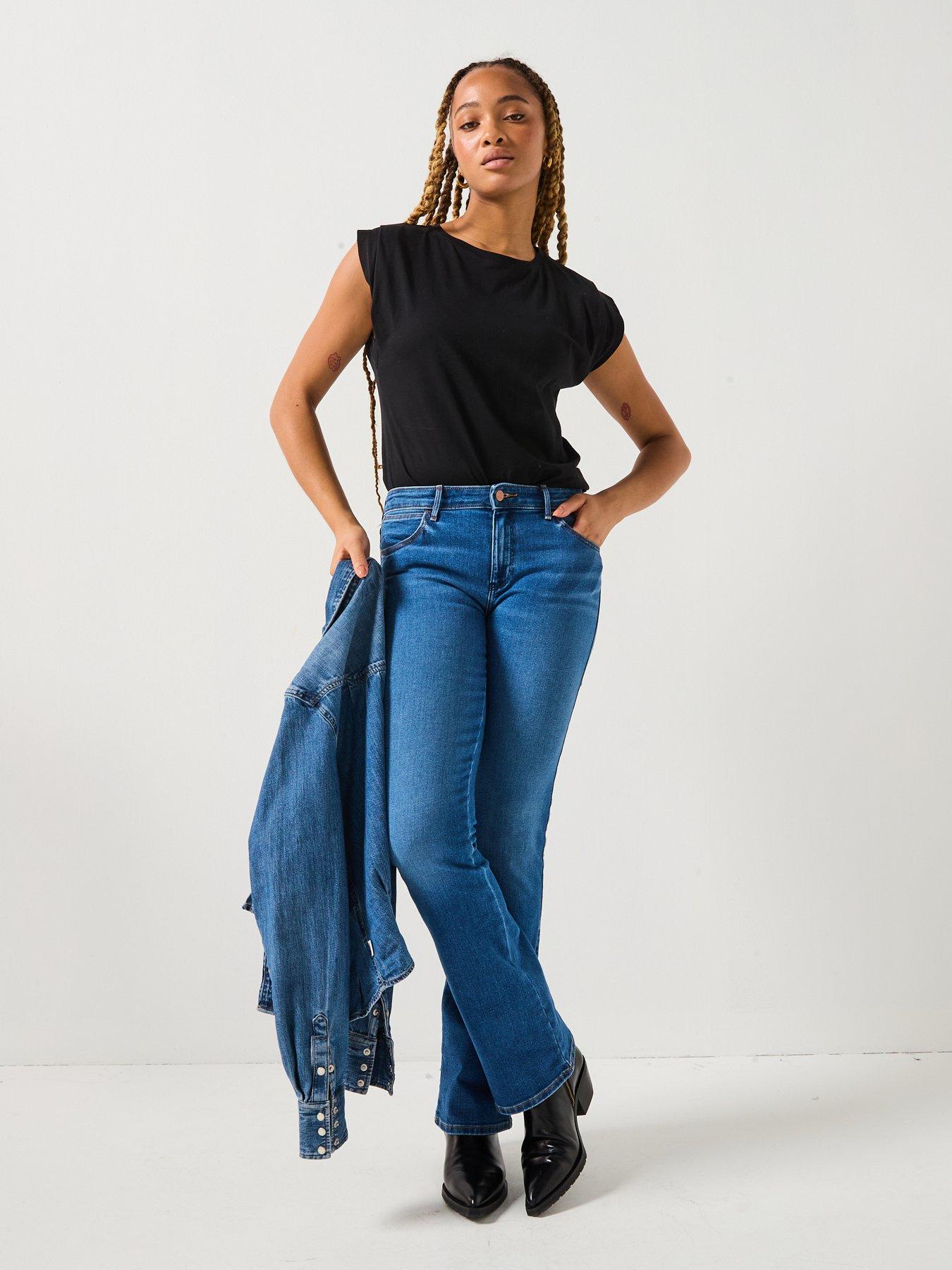 Image 3 of 6 of Wrangler Bootcut Jeans - Blue