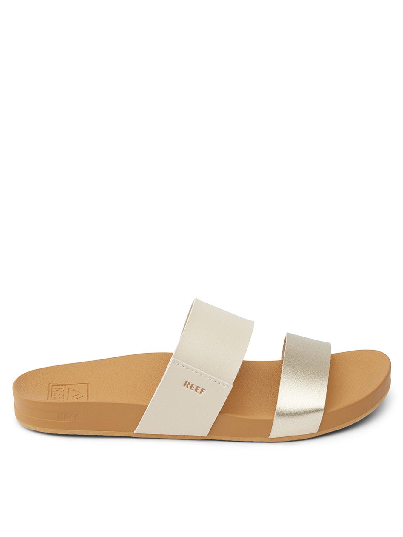 undefined Cushion Vista Double Strap Sandal - White