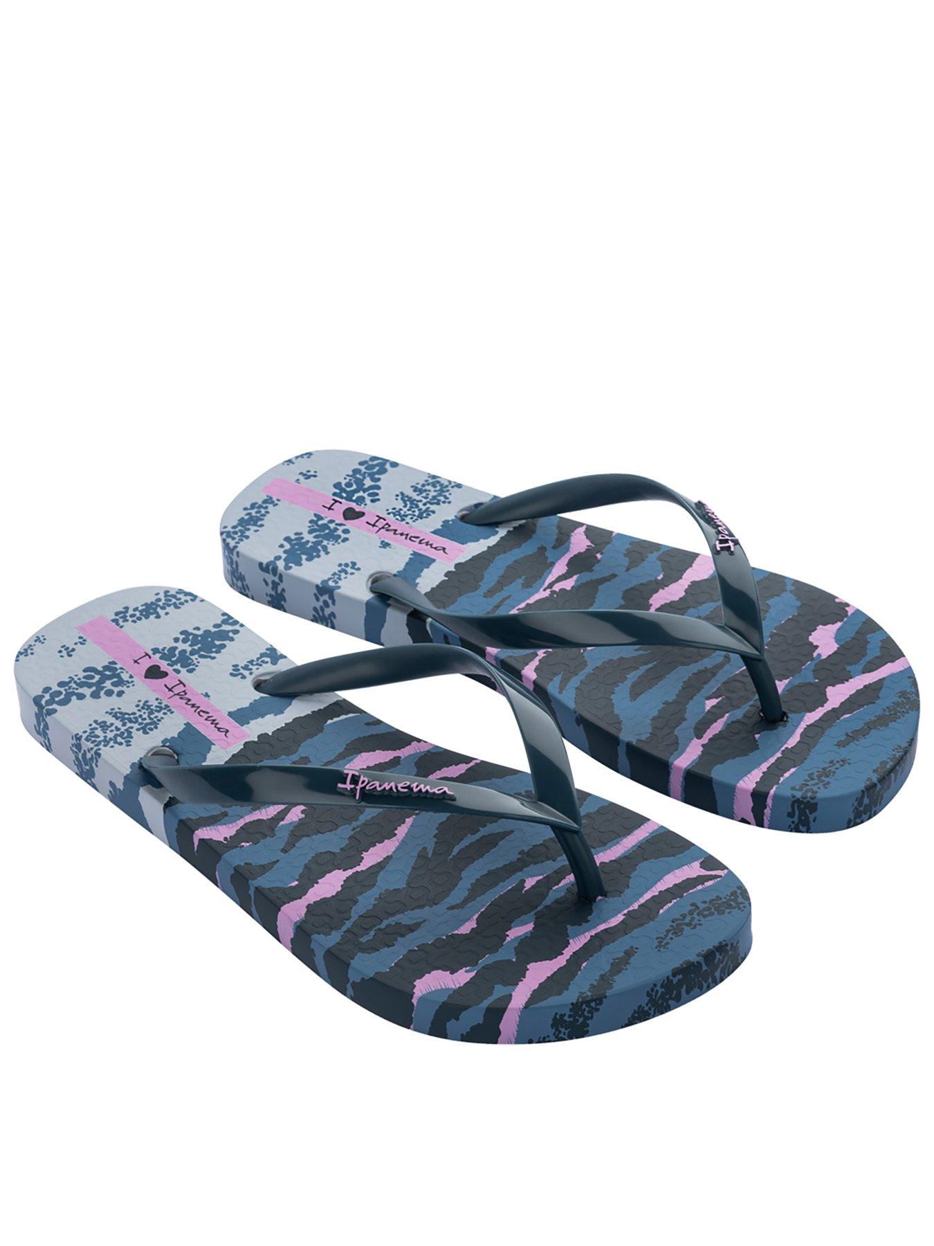 Ipanema Animal Print Flip-flop Blue Very