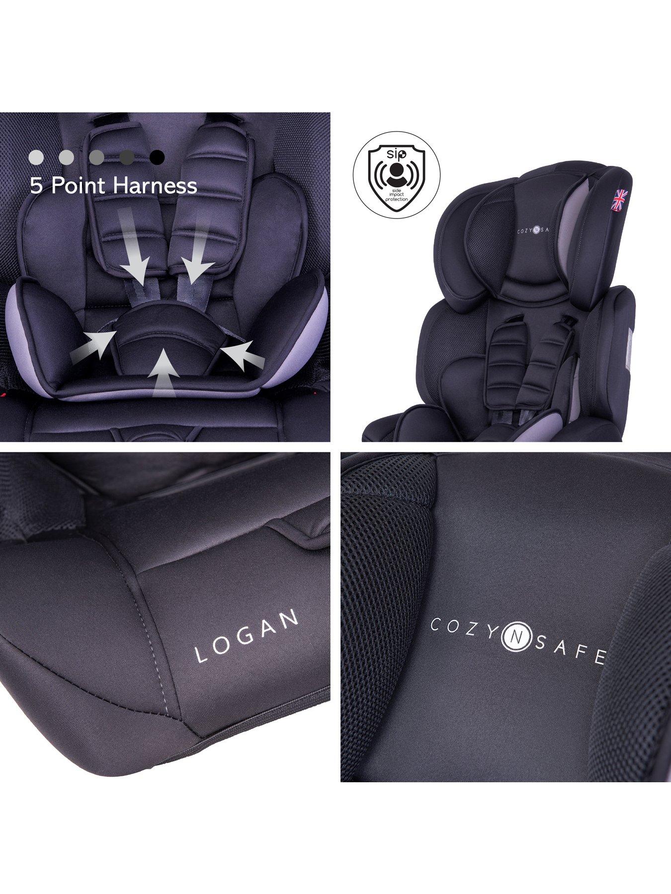 Image 4 of 6 of Cozy N Safe Logan Group 1/2/3 Black/Grey120
