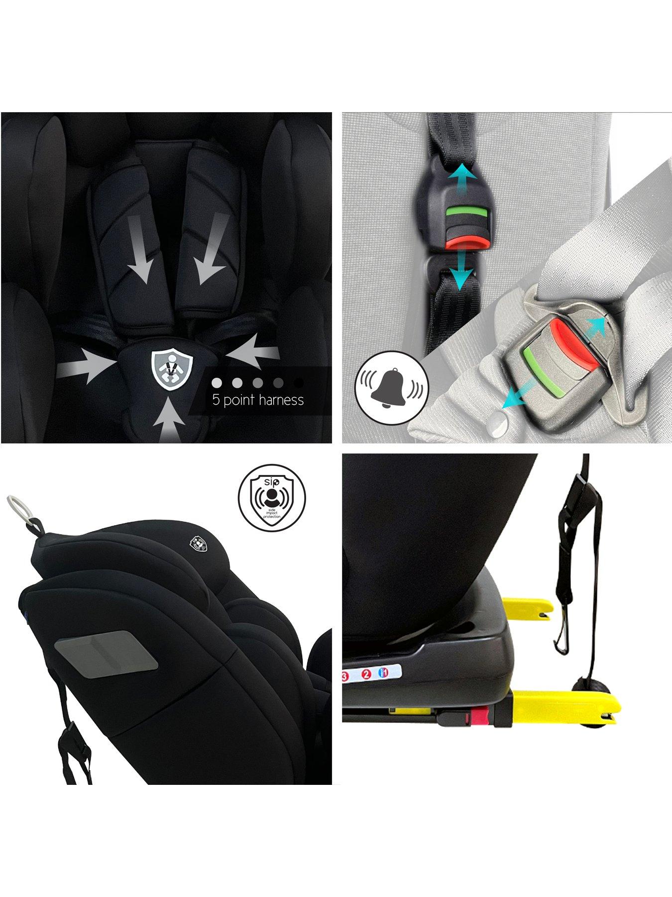 Image 5 of 6 of Cozy N Safe Apollo 360&deg;&nbsp;Group 0+/1/2/3 Car Seat- Onyx