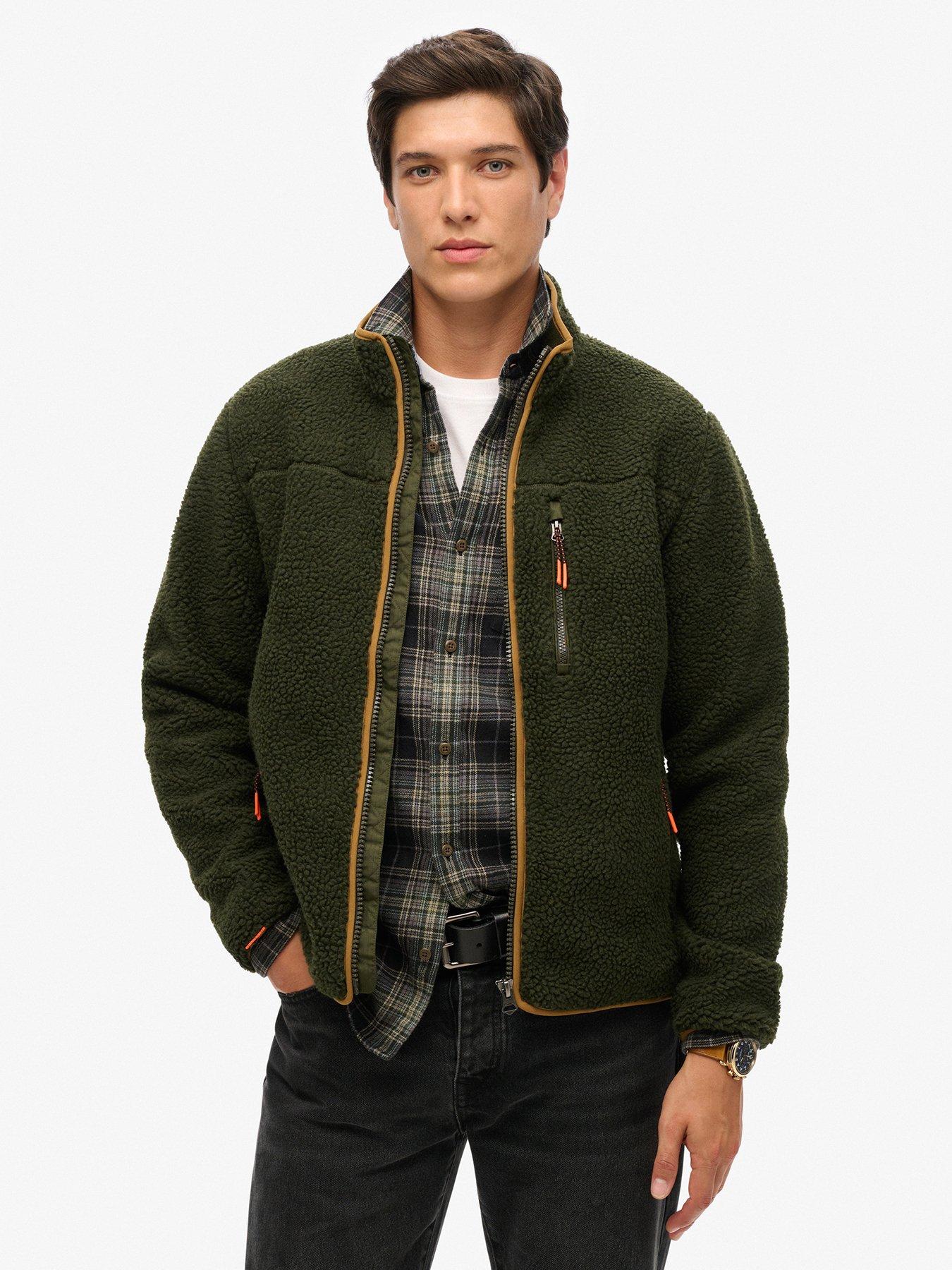 Superdry Outdoor Full Zip Fleece Jacket - Green