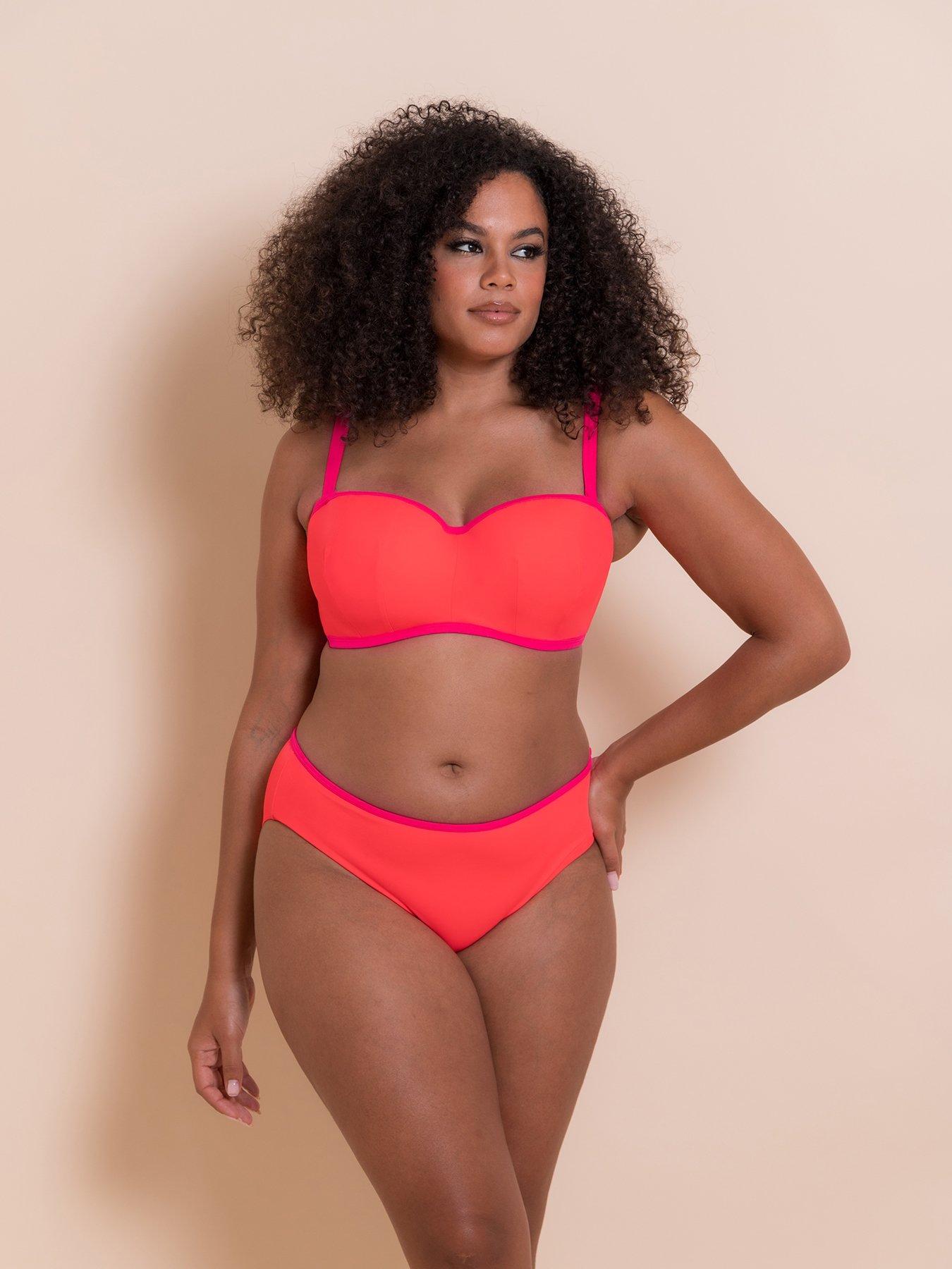 undefined Minimalist Bikini Brief - Coral/pink