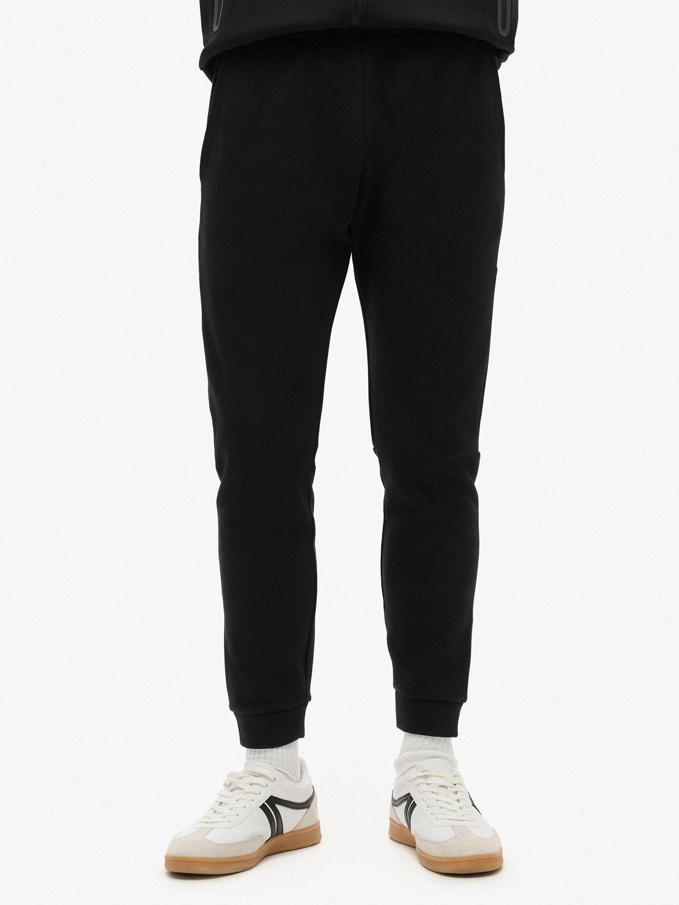 undefined Technical Tapered Joggers - Black