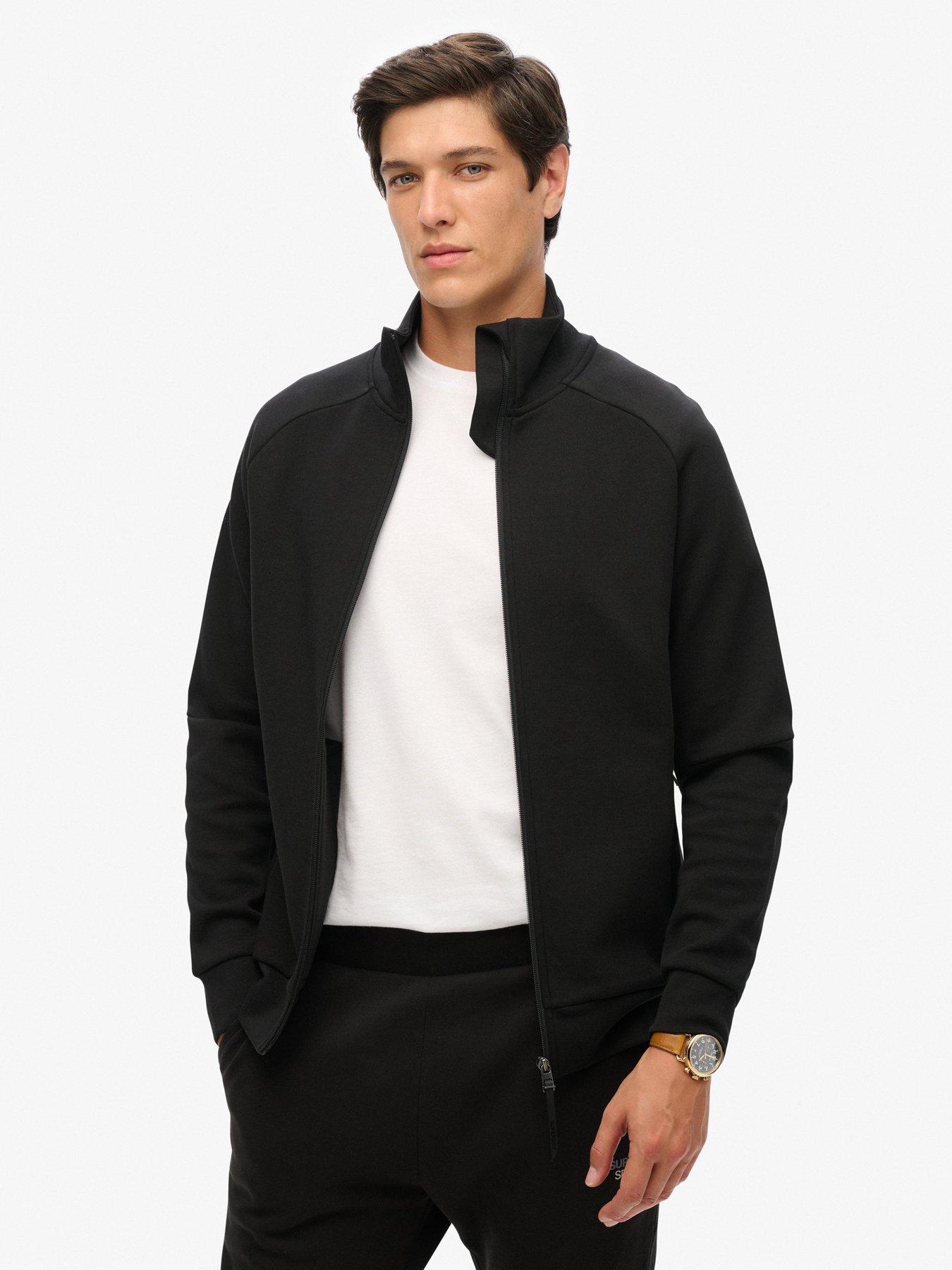 Image 4 of 6 of Superdry Code Tech Track Top - Black